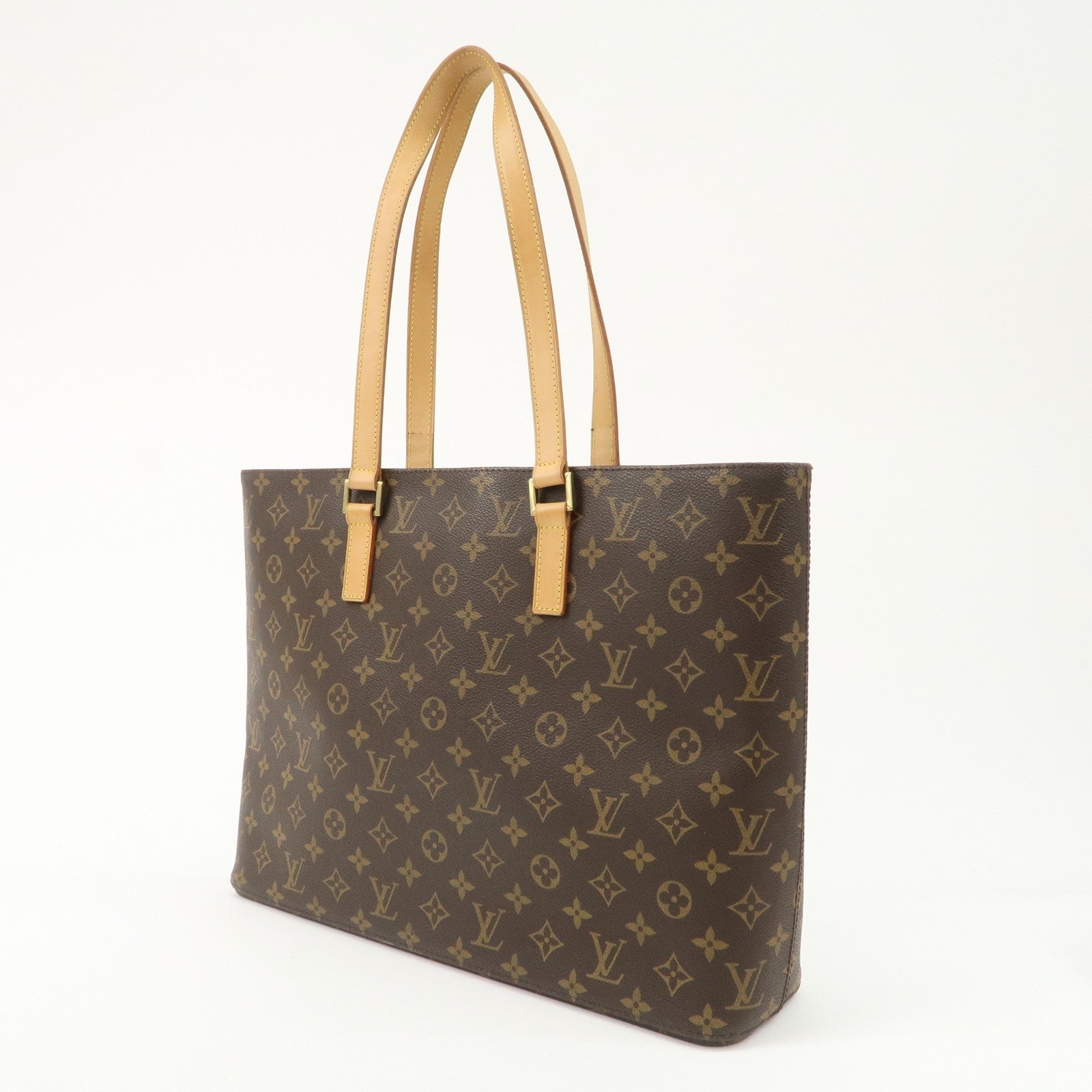 Louis Vuitton Monogram Luco Tote Bag Hand Bag Brown M51155