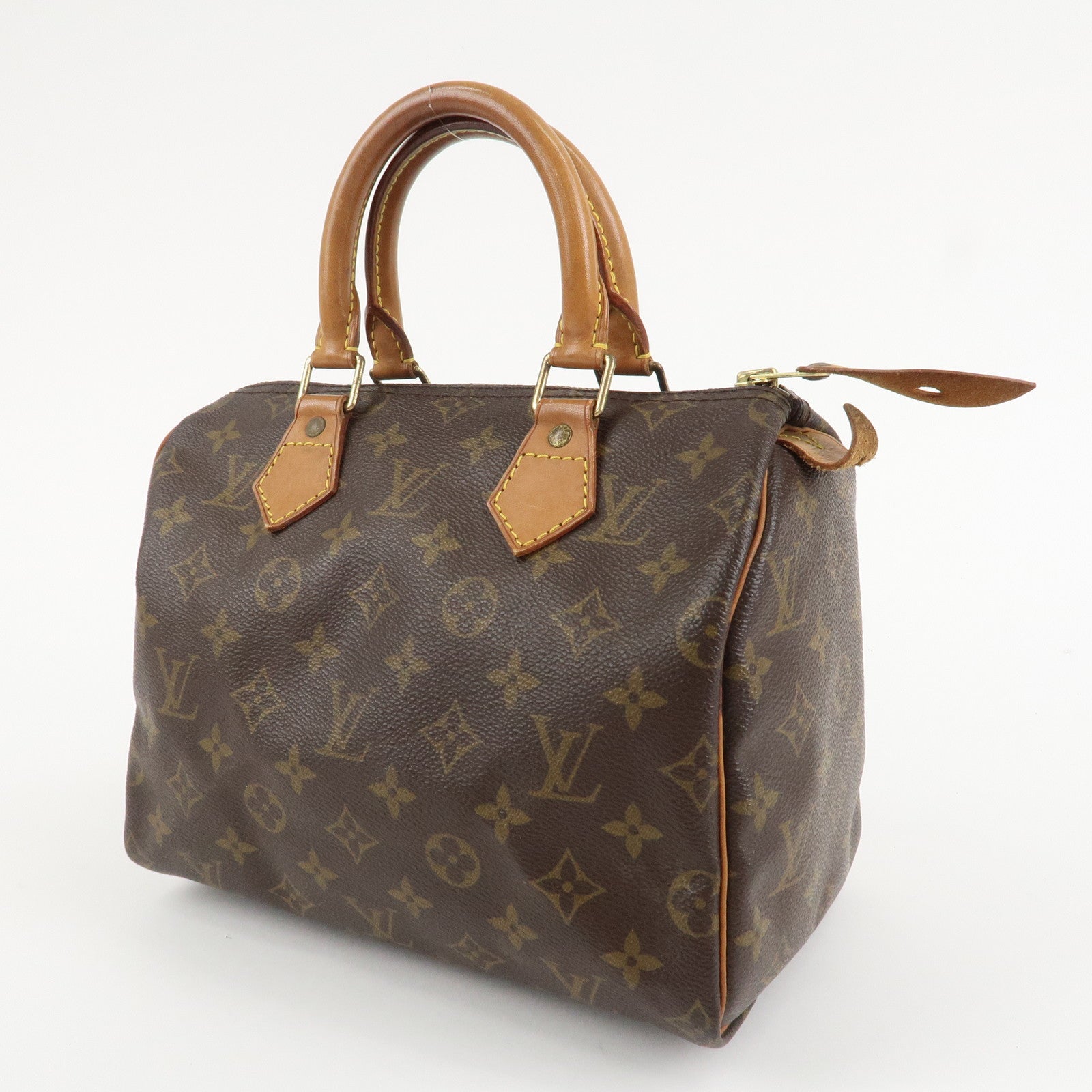 Louis Vuitton Monogram Speedy 25 Hand Bag Boston Bag M41528 Used