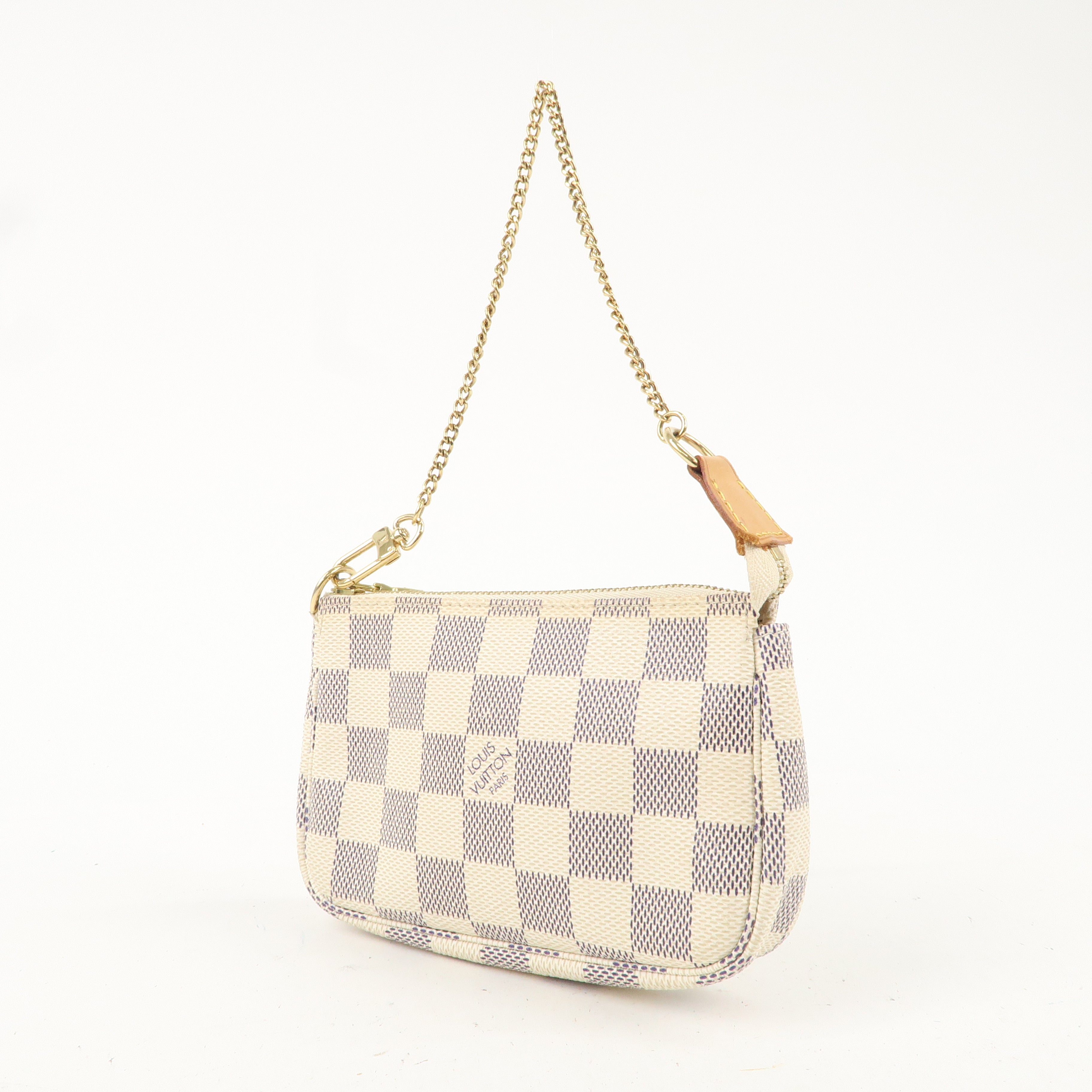 Louis Vuitton Damier Azur Mini Pochette Accessoires Pouch N58010