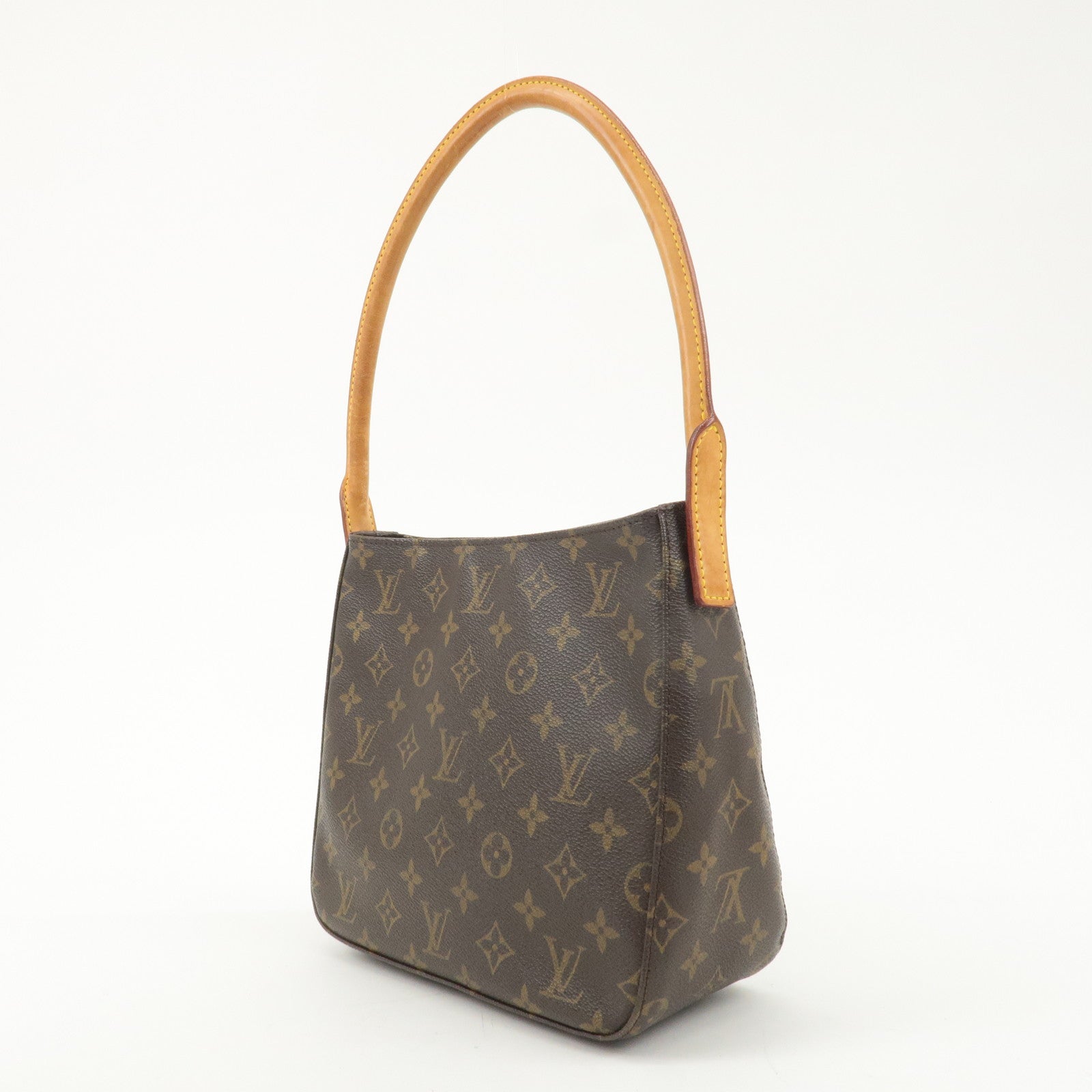 Louis Vuitton Monogram Looping MM Shoulder Bag Brown M51146