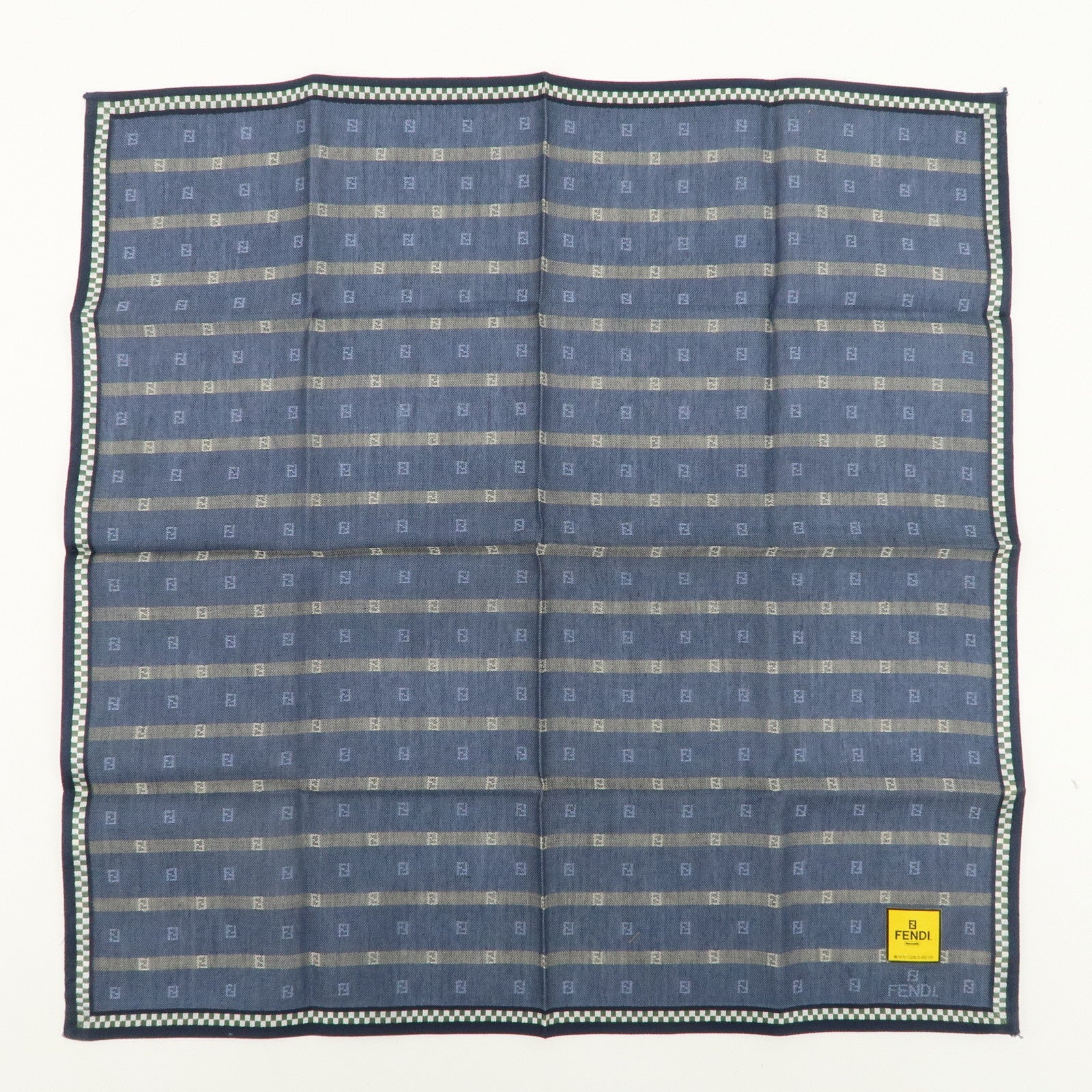 FENDI Set of 5 Cotton 100% Multi-color Handkerchief Used