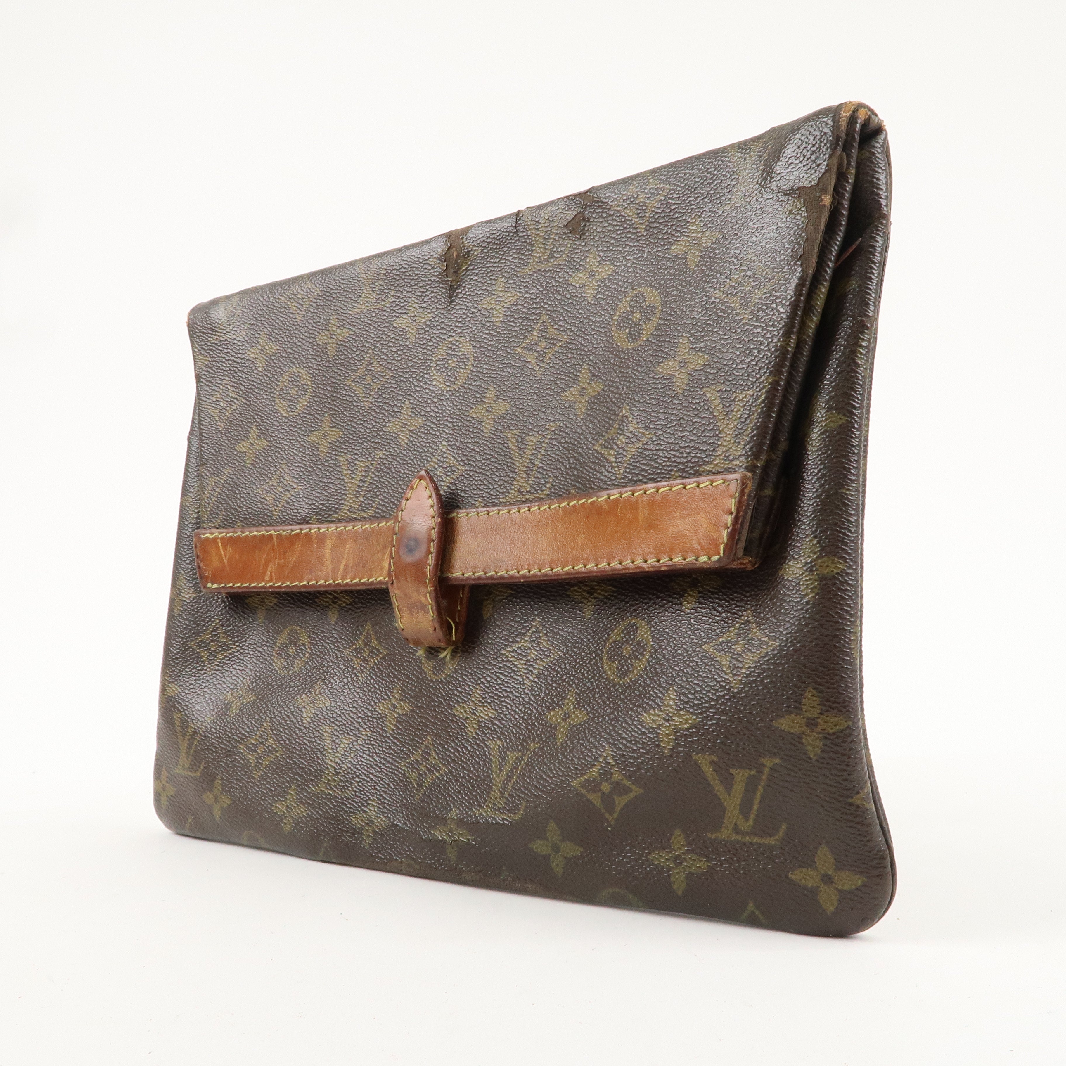 Louis Vuitton Monogram Pochette Pliante Clutch Bag M51805