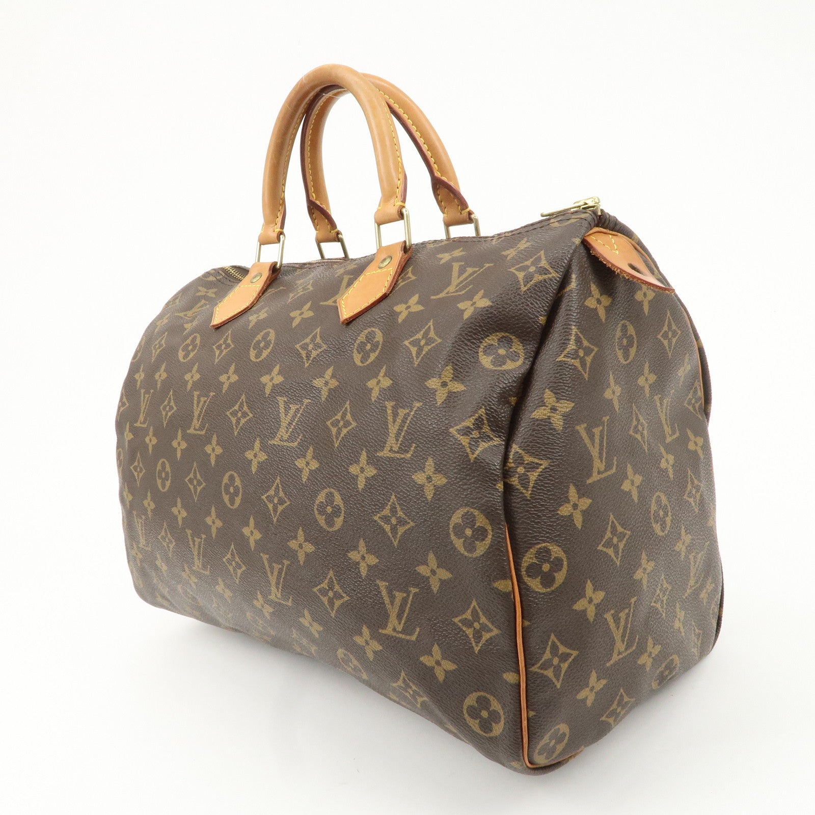 Louis Vuitton Monogram Speedy 35 Hand Bag Boston Bag M41524 Used