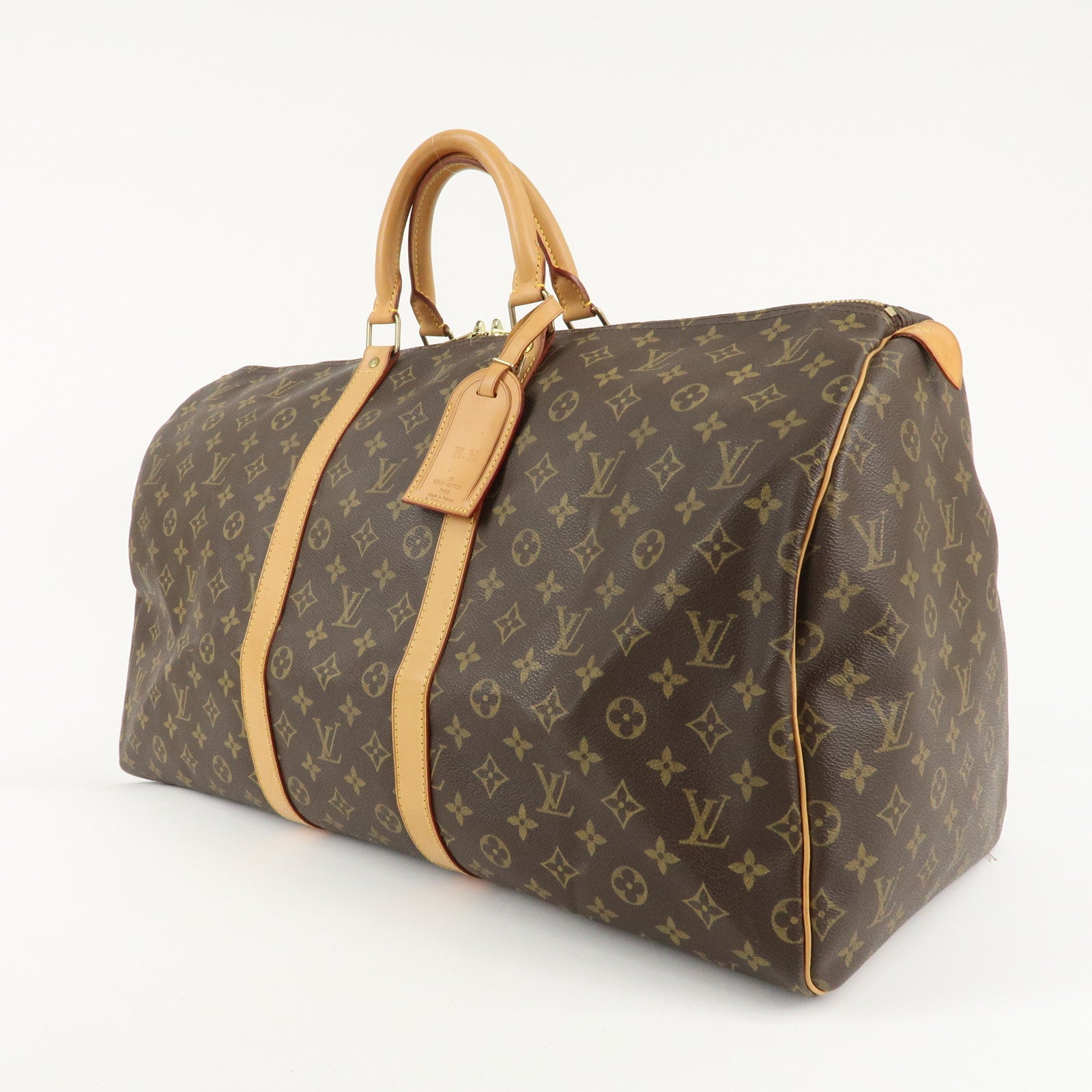 Louis Vuitton Monogram Keep All 55 Boston Bag M41424 Used