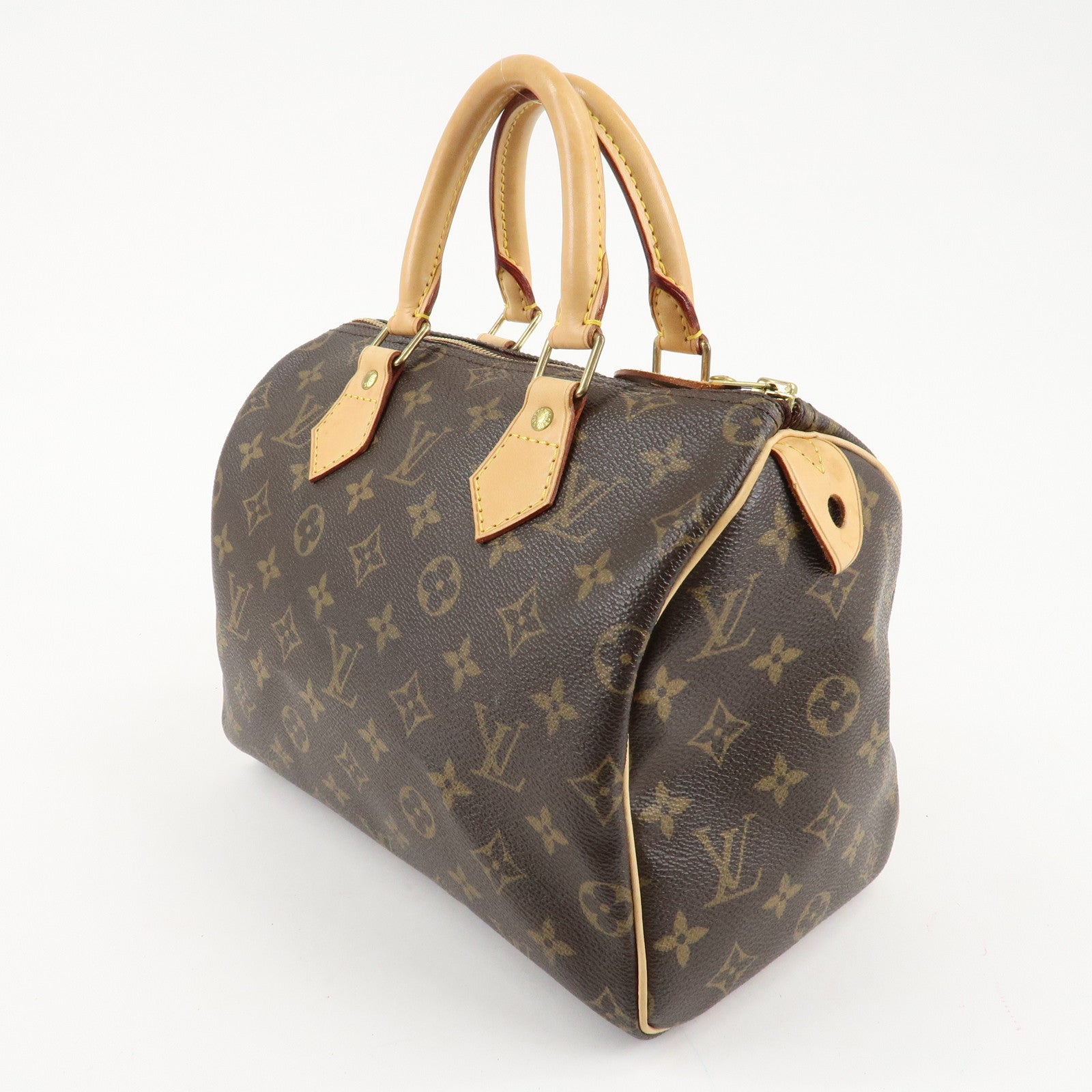 Louis Vuitton Monogram Speedy 25 Hand Bag Boston Bag M41528 Used