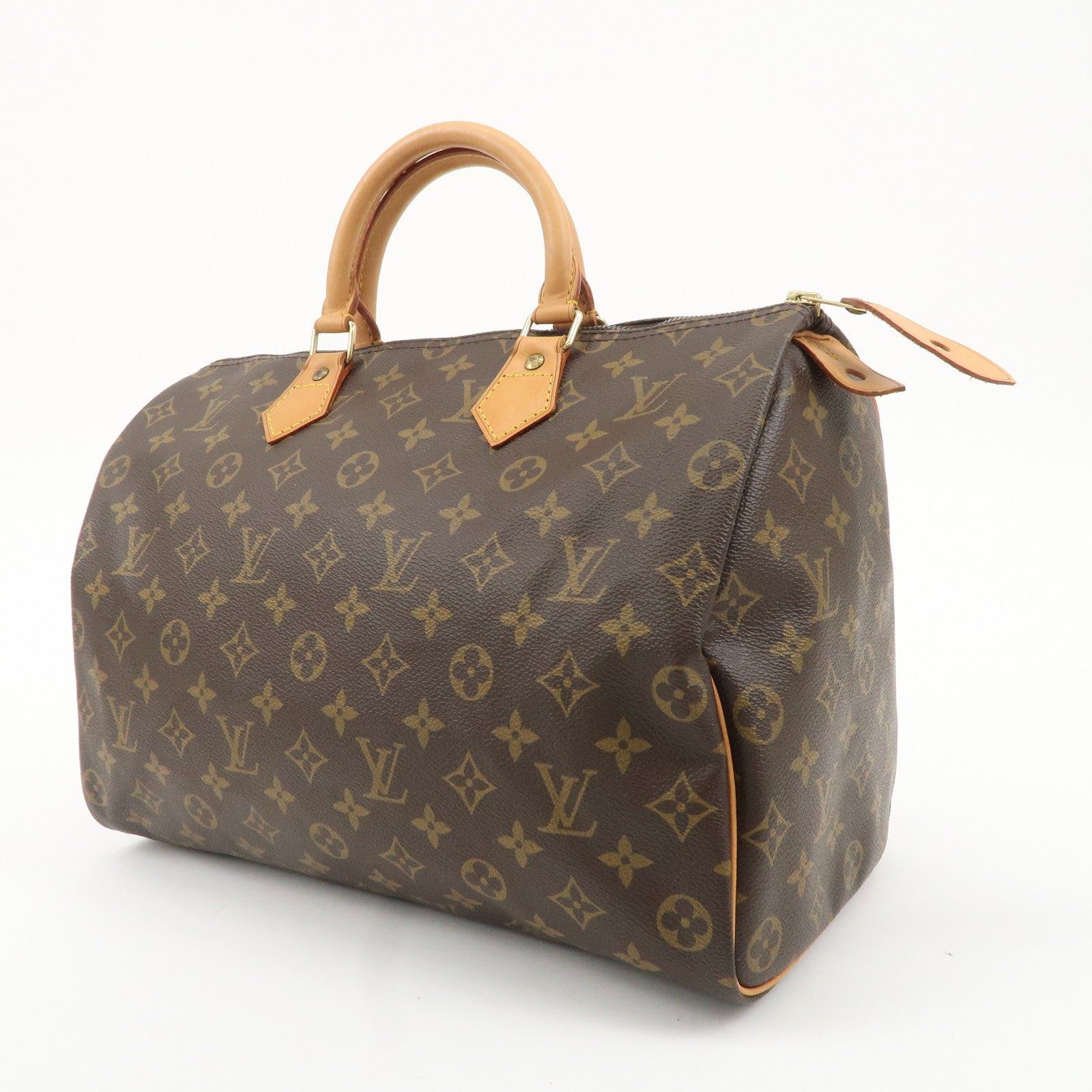 Louis Vuitton Monogram Speedy 35 Hand Bag Boston Bag M41524 Used