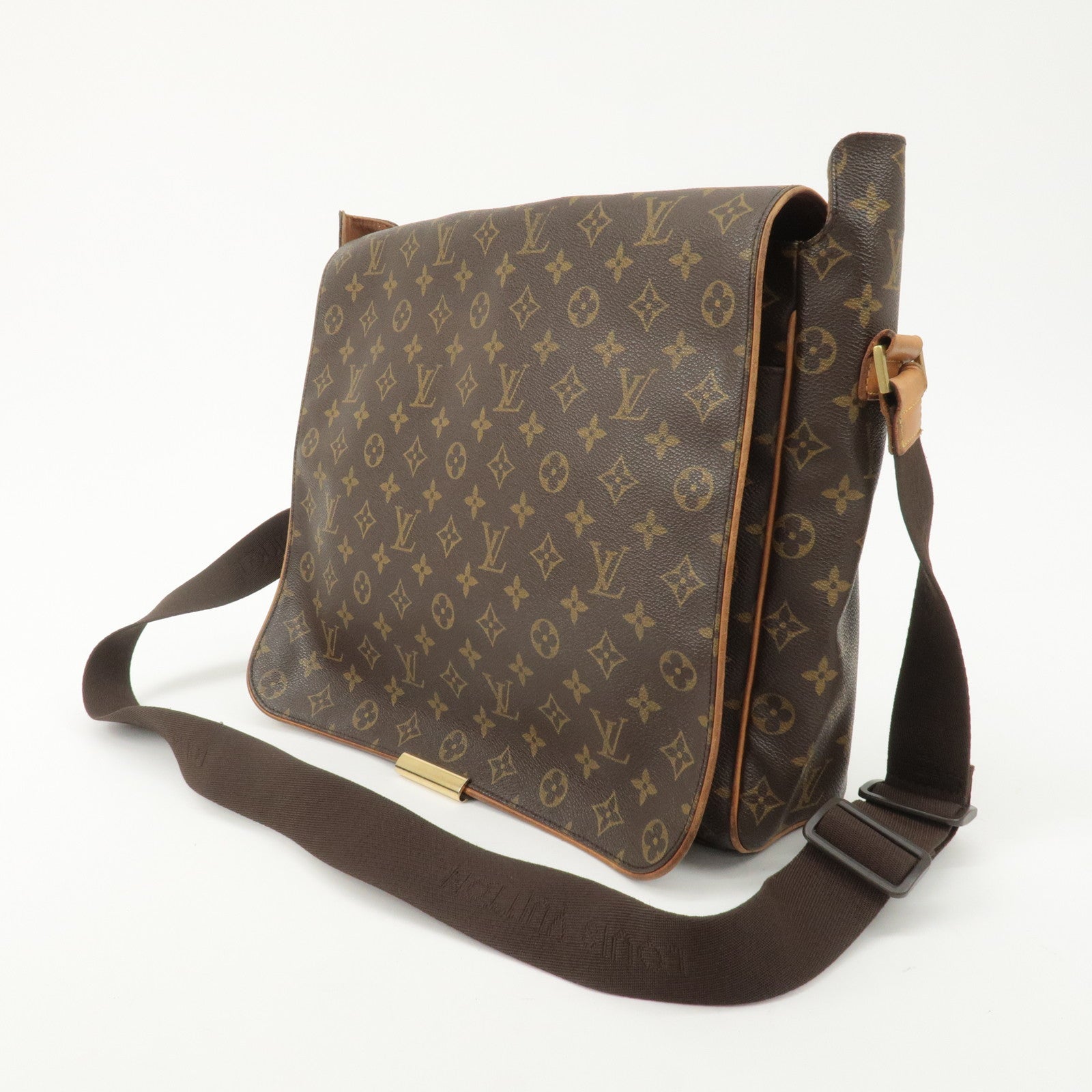 Louis Vuitton Monogram Abbesses Messenger Bag Brown M45257 Used