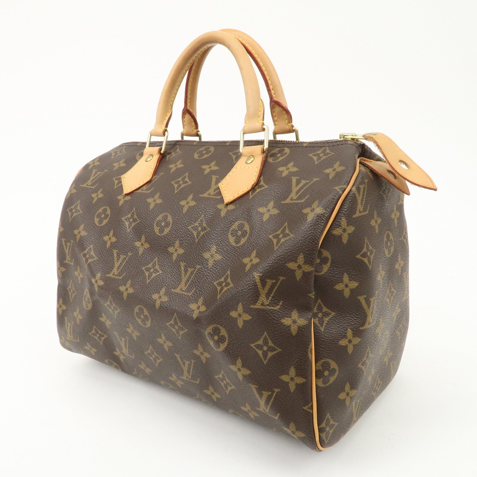 Louis Vuitton Monogram Speedy 30 Hand Bag Boston Bag M41526 Used