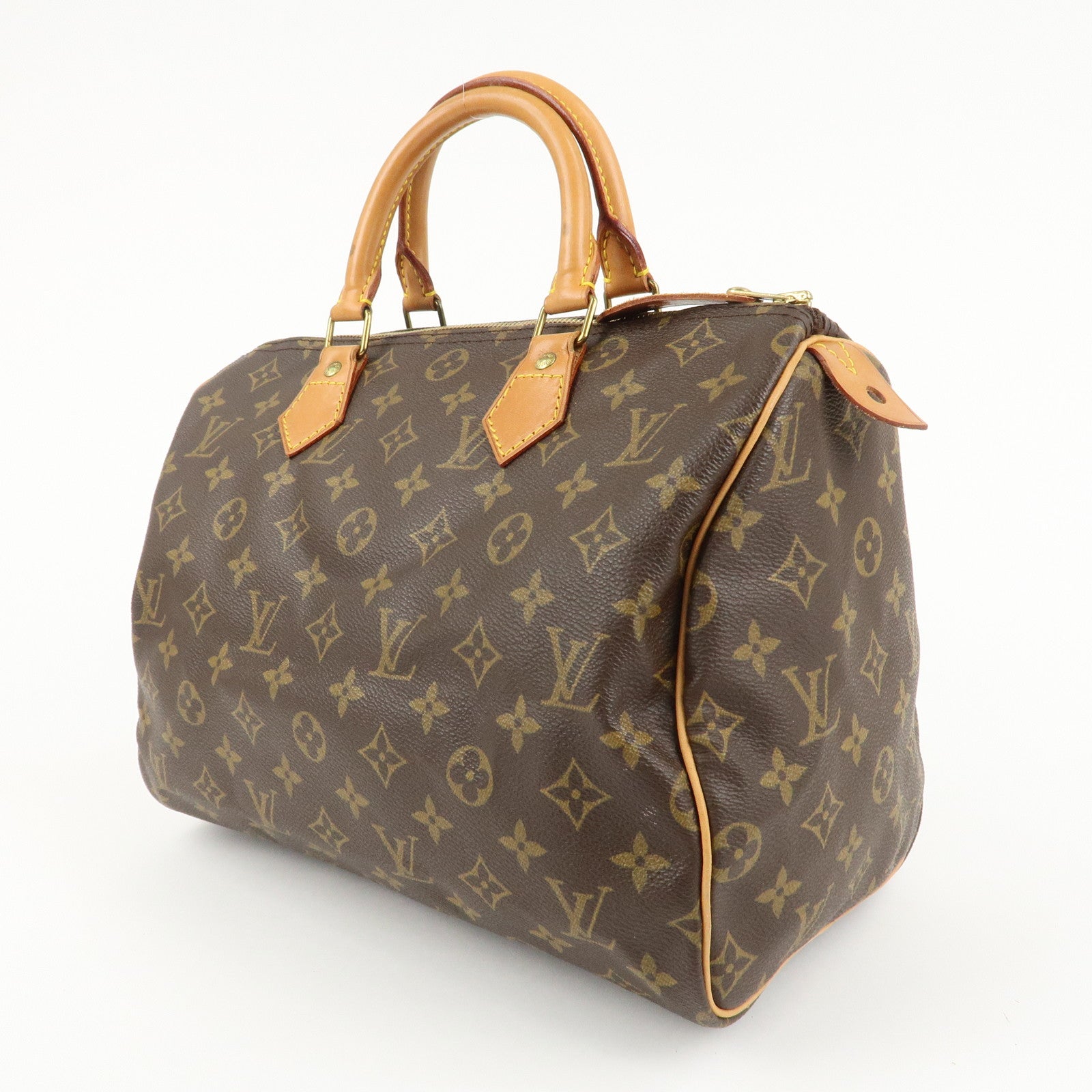 Louis Vuitton Monogram Speedy 30 Hand Bag Boston Bag M41526 Used