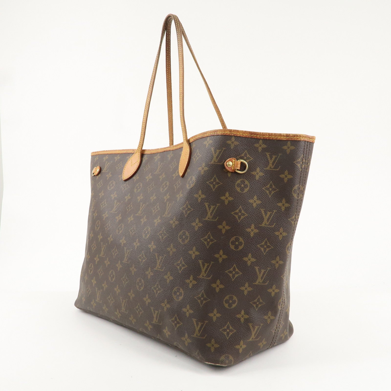 Louis Vuitton Monogram Neverfull GM Tote Bag Brown M40157