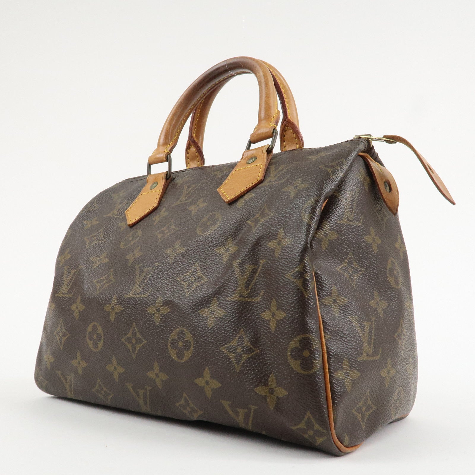 Louis Vuitton Monogram Speedy 25 Hand Bag Boston Bag M41528 Used