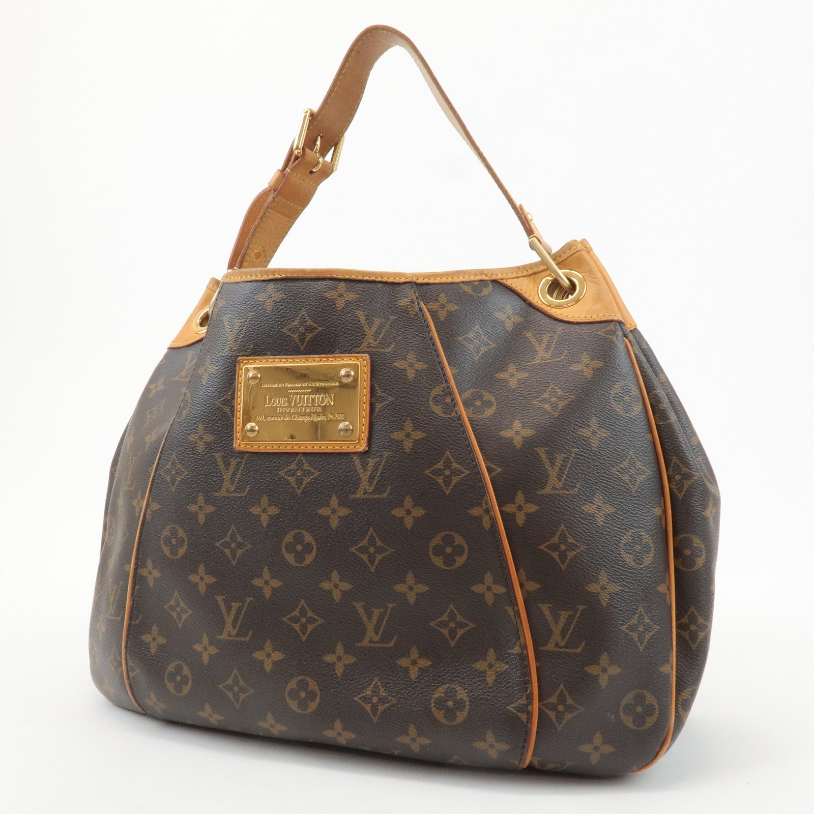 Louis Vuitton Monogram Galliera PM Shoulder Bag Brown M56382