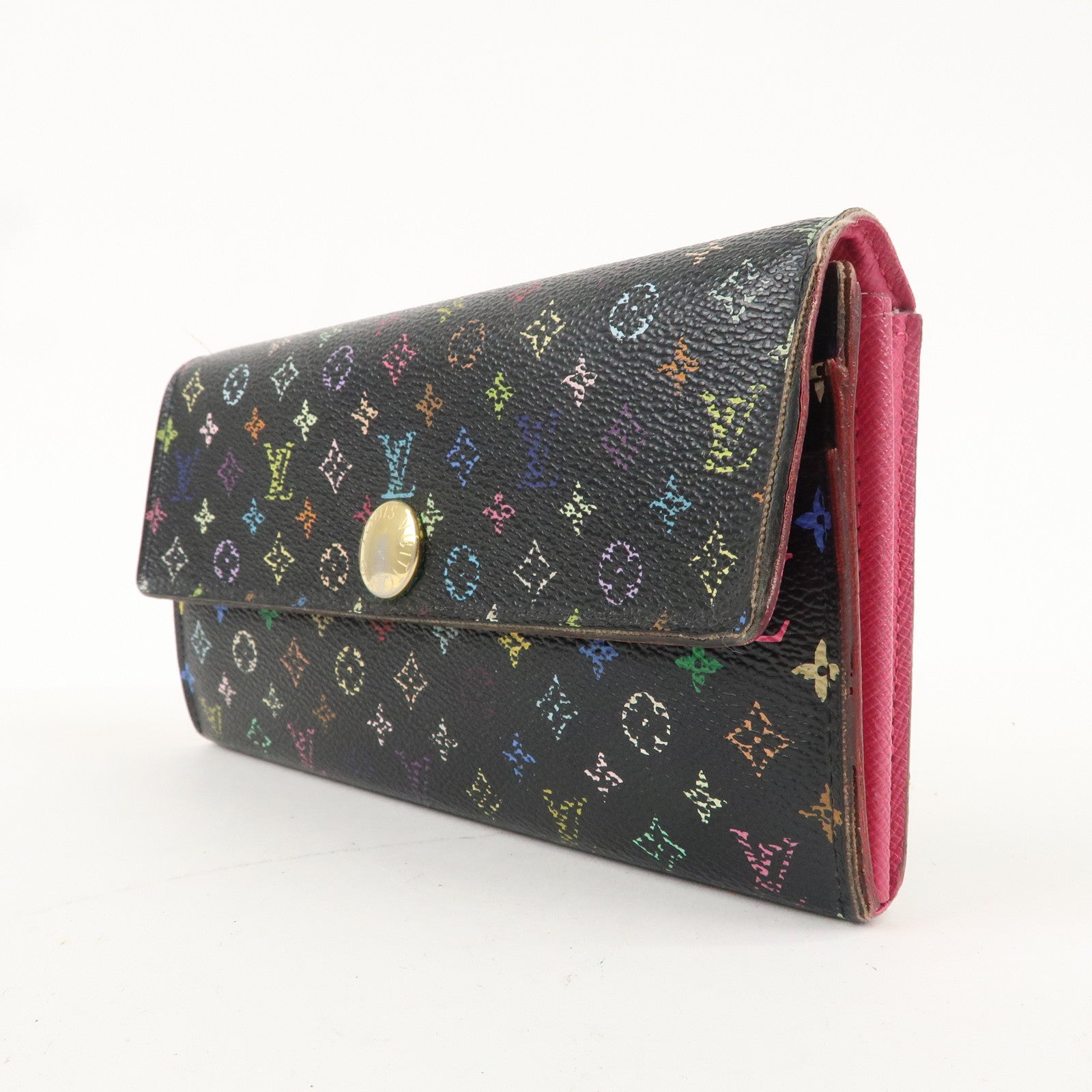 Louis Vuitton Monogram Multicolor Portefeuille Sarah Wallet M93747