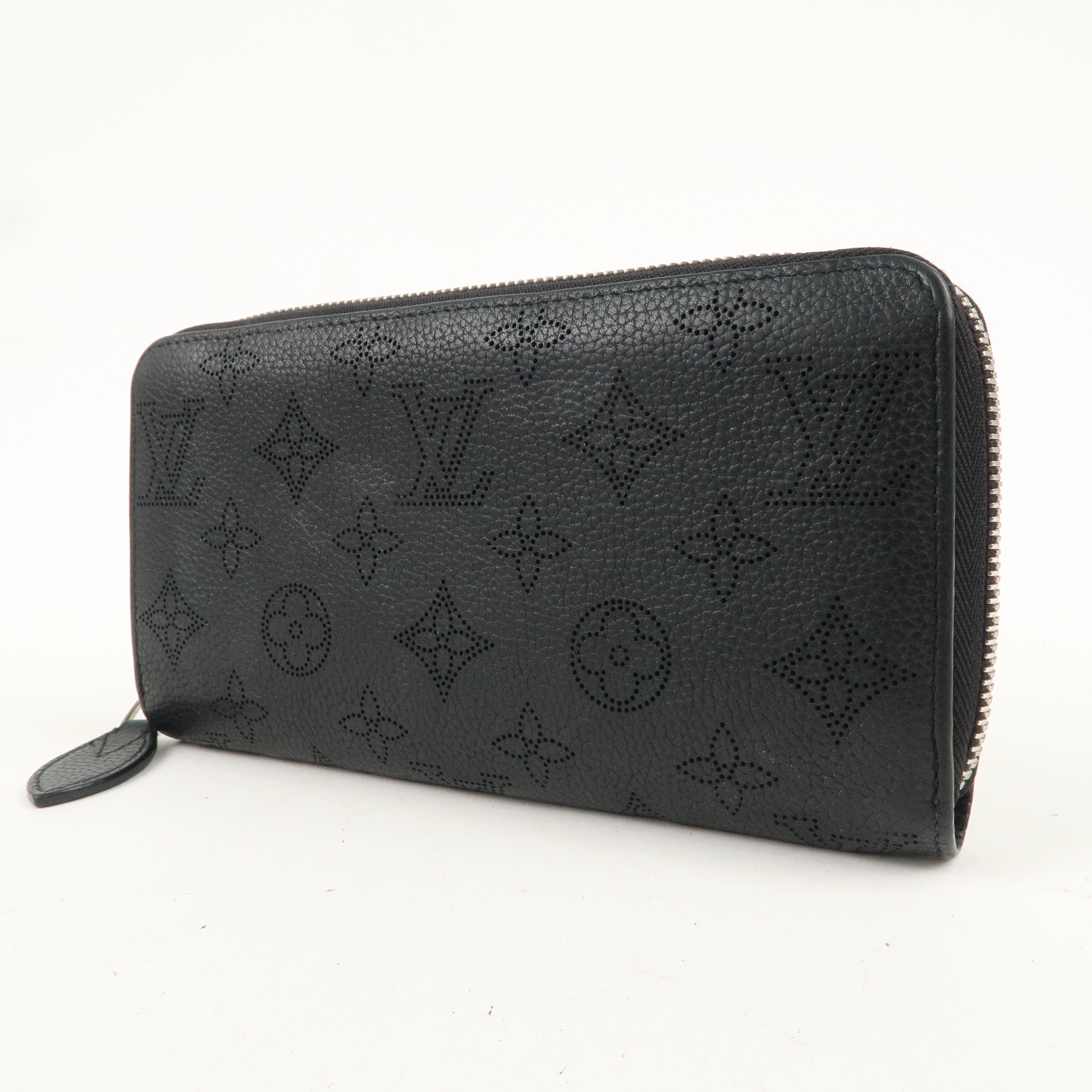 Louis Vuitton Monogram Mahina Zippy Wallet Noir M61867