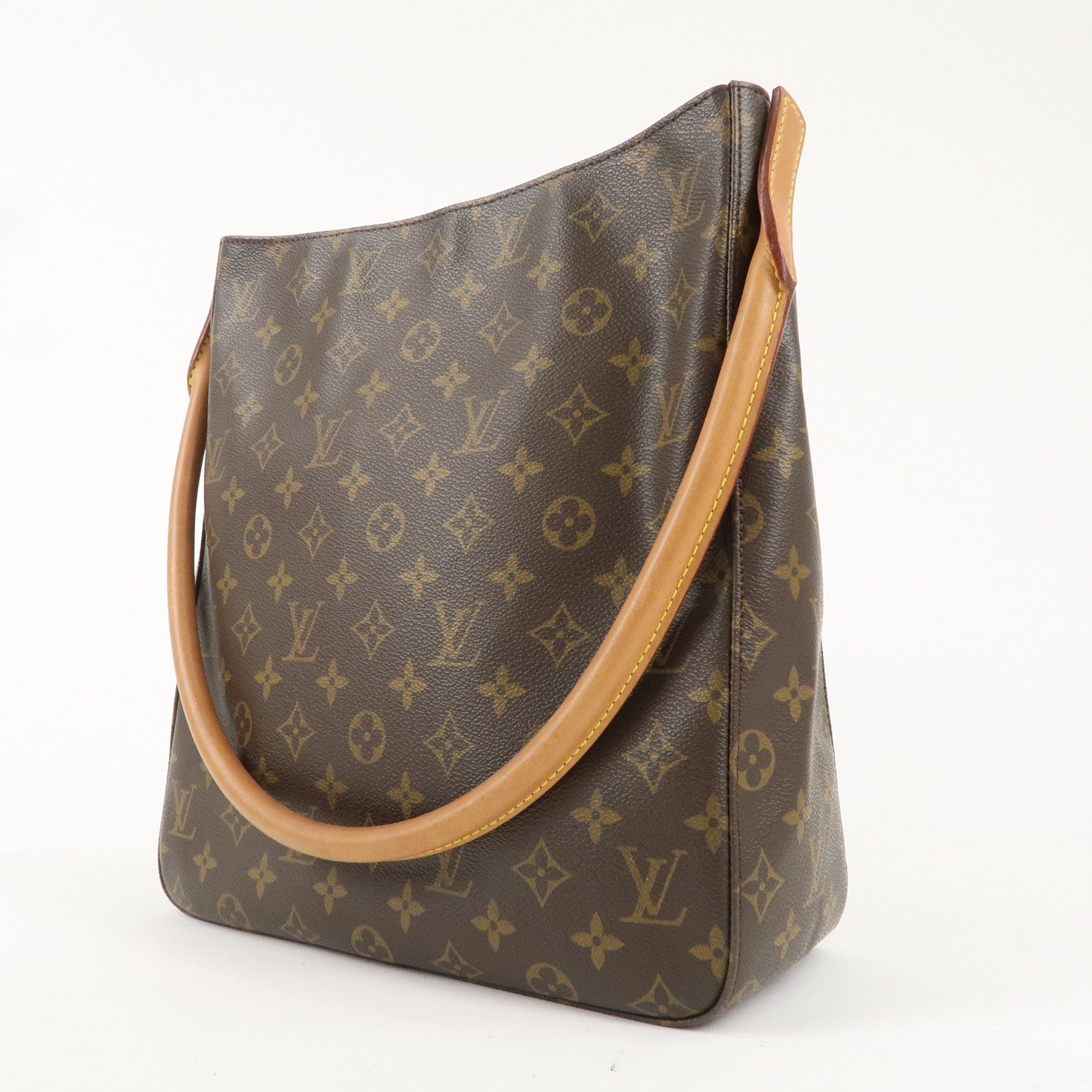 Louis Vuitton Monogram Looping GM Shoulder Bag Brown M51145