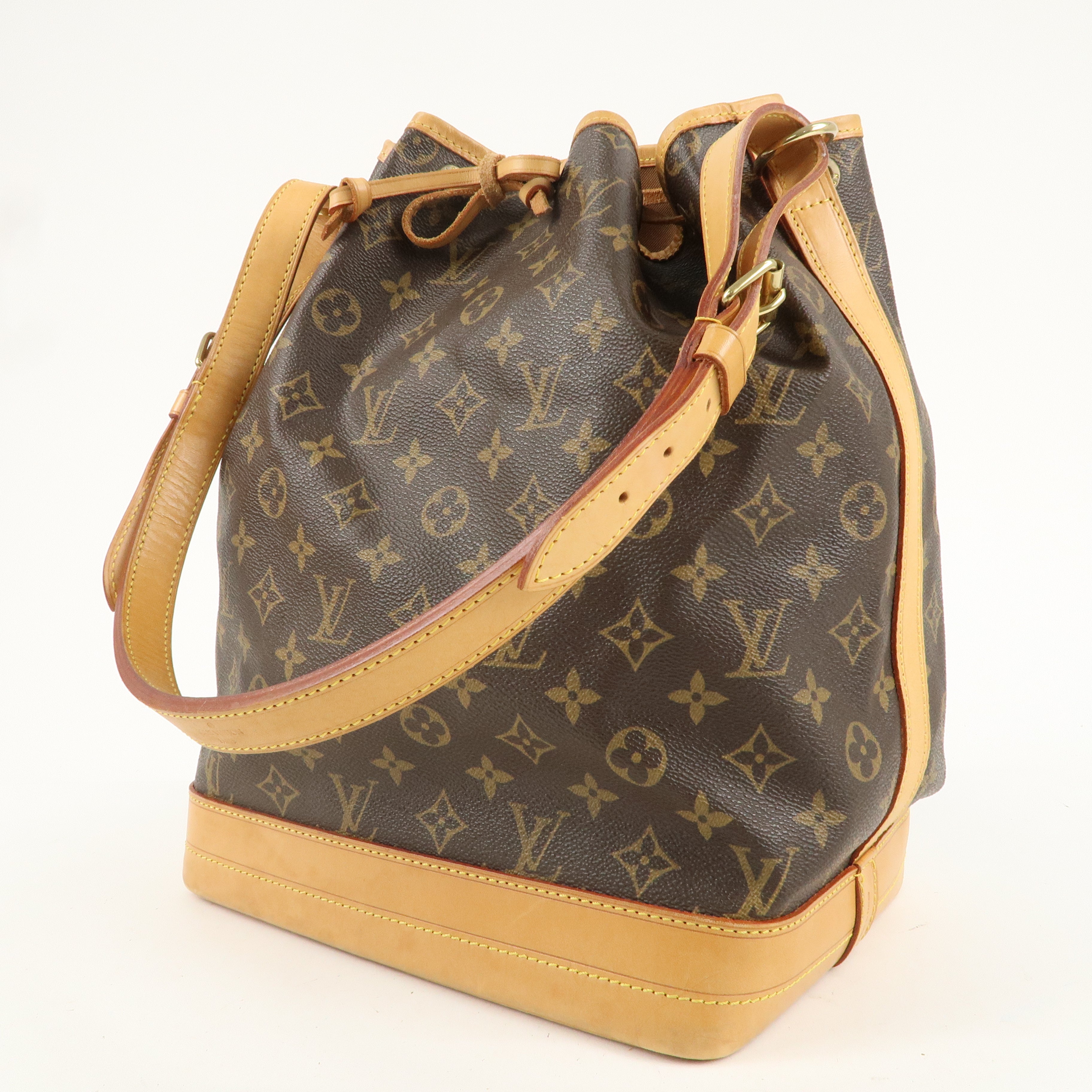 Louis Vuitton Monogram Noe Shoulder Bag Hand Bag Brown M42224