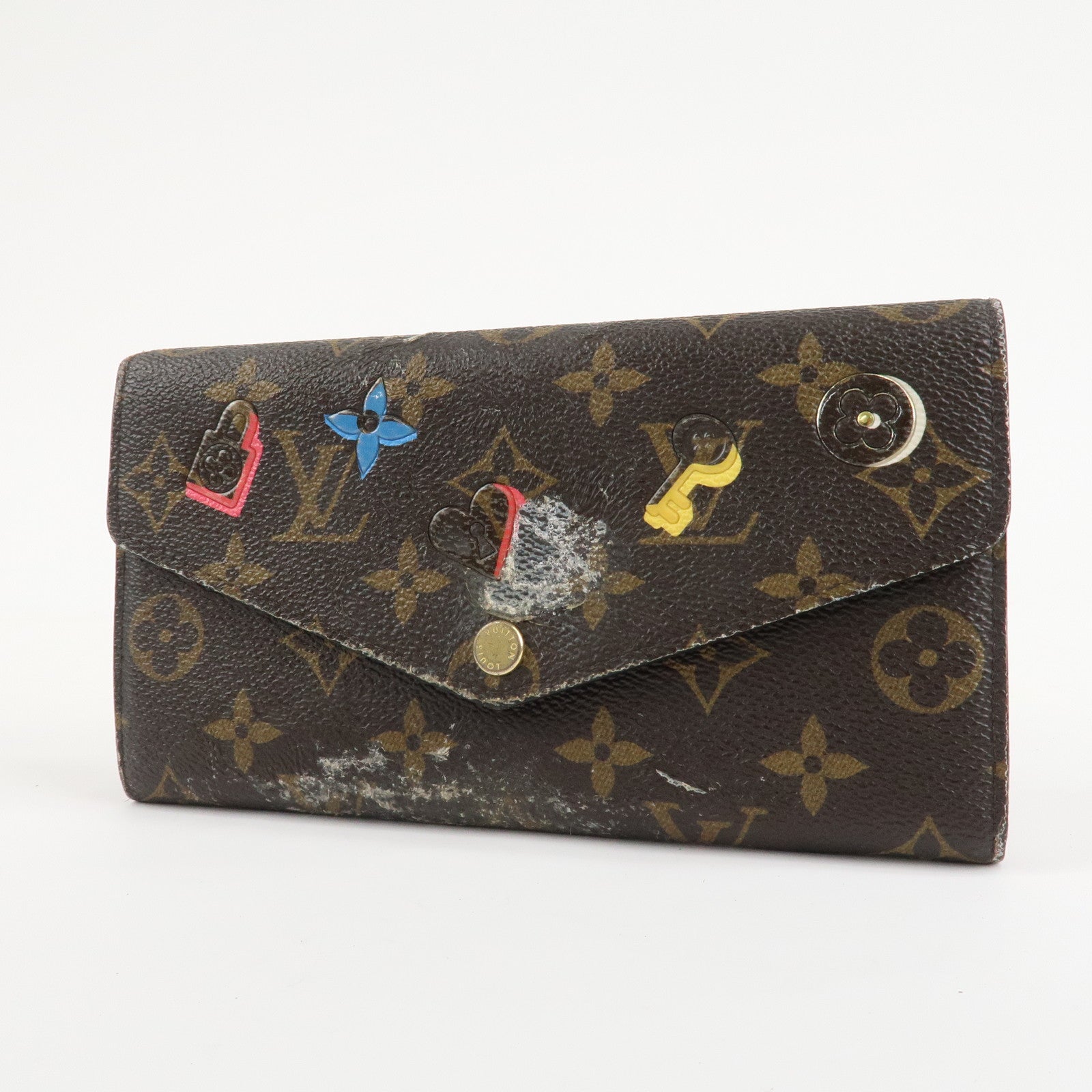 Louis Vuitton Monogram Lovelock Portefeuille Sarah Wallet M64117 Used