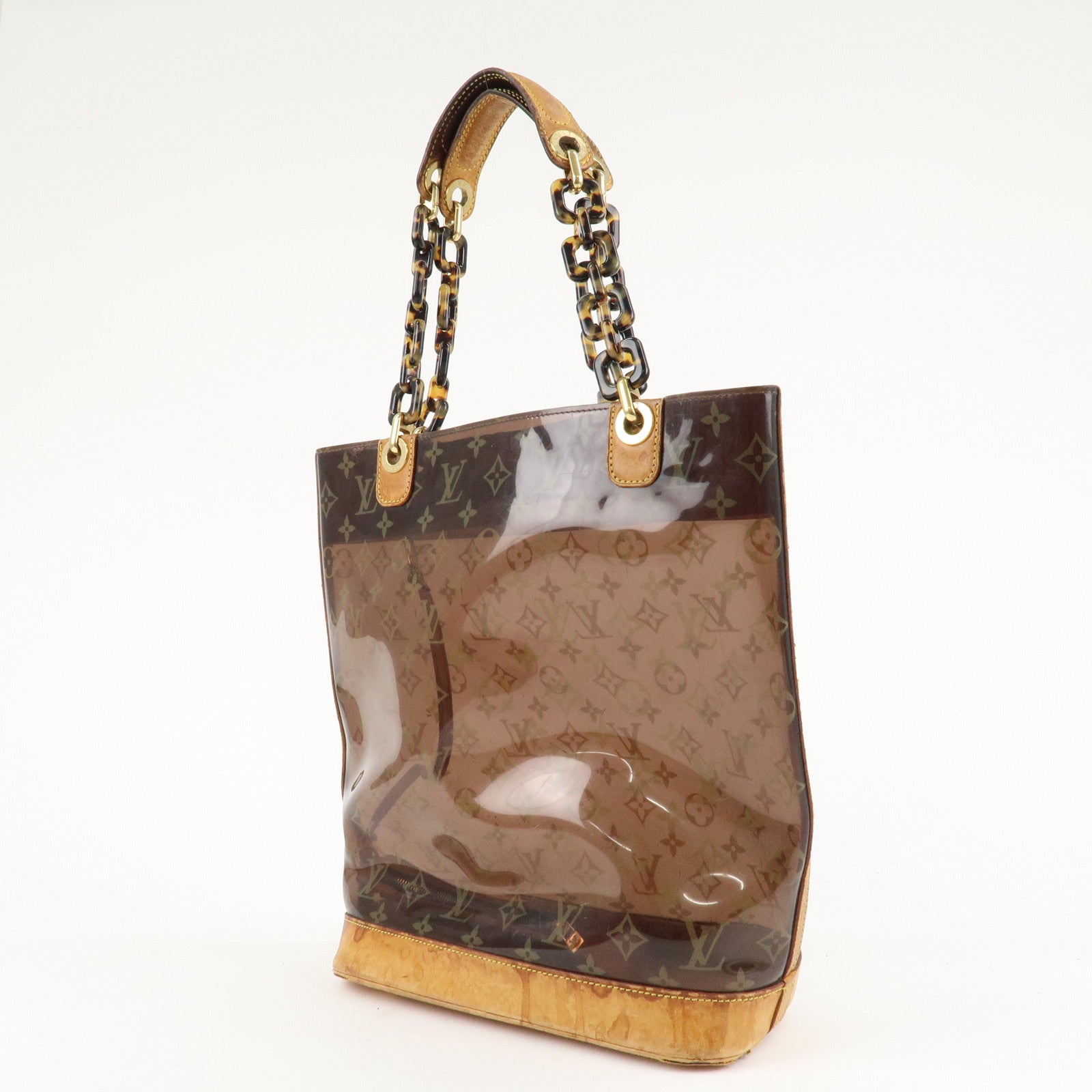 Louis Vuitton Monogram Vinyl Cabas Ambre MM Tote Bag M92501 Used