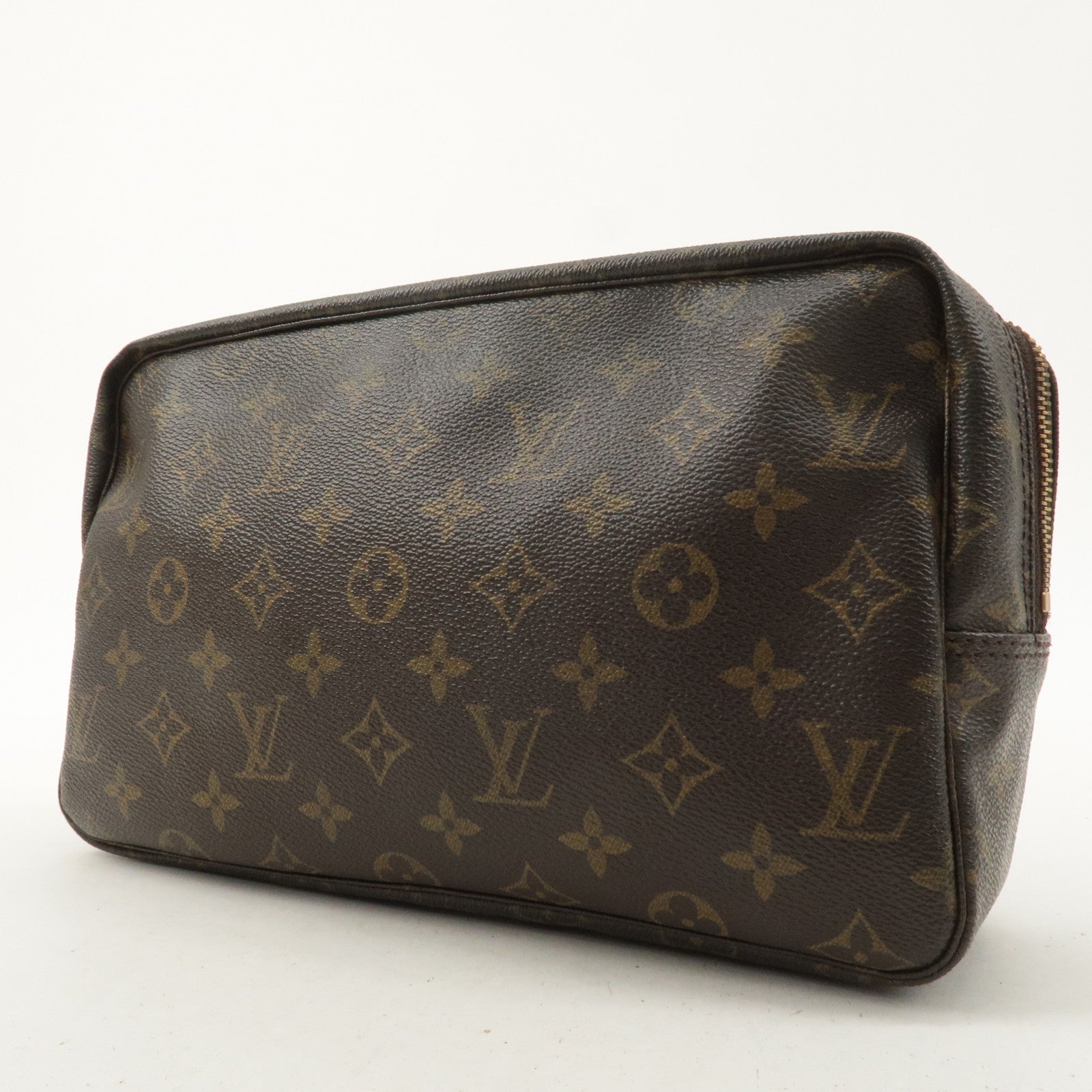 Louis Vuitton Monogram Trousse Toilette 28 Pouch Brown M47522