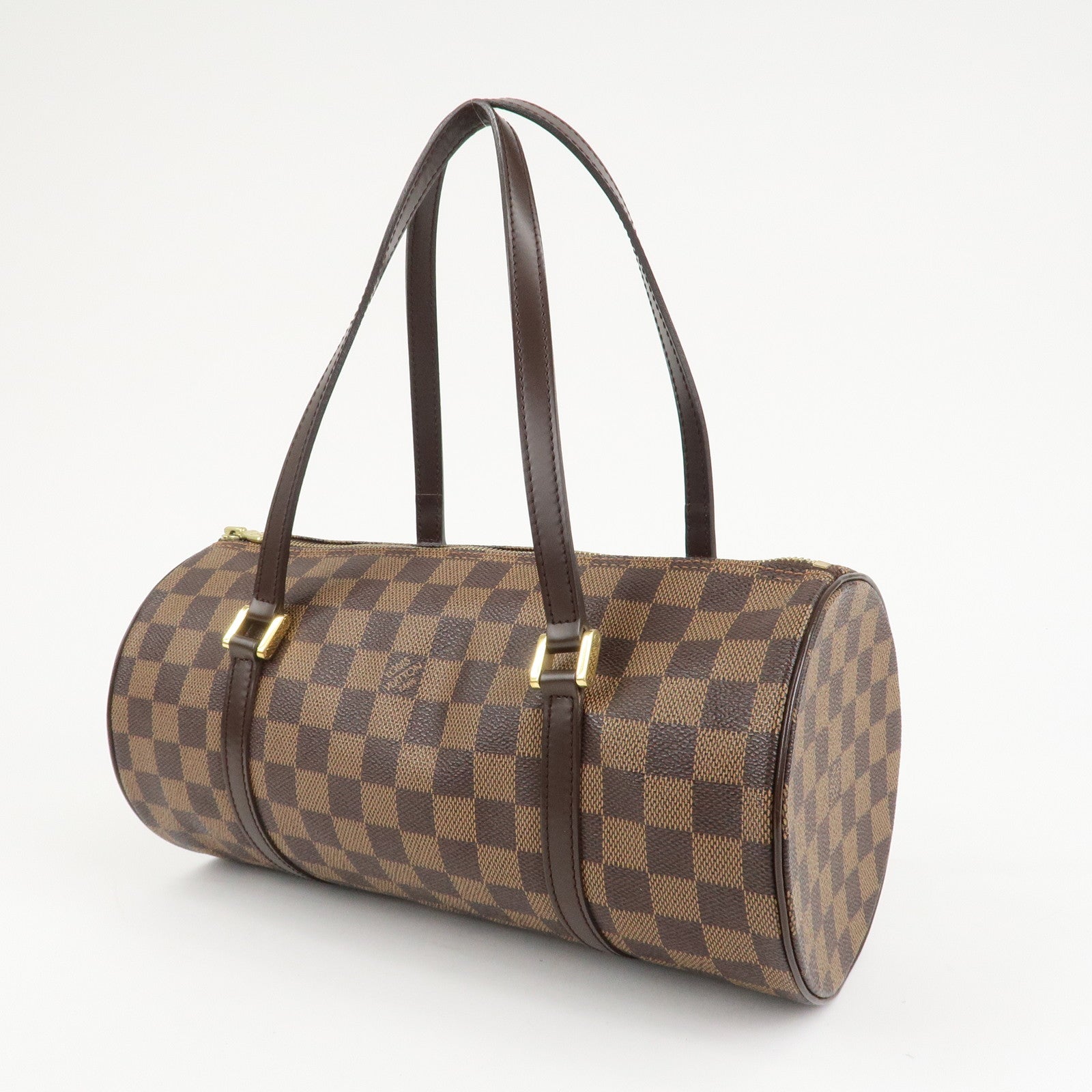 Louis Vuitton Damier Papillon 30 Hand Bag 
Pouch Brown N51303 Used