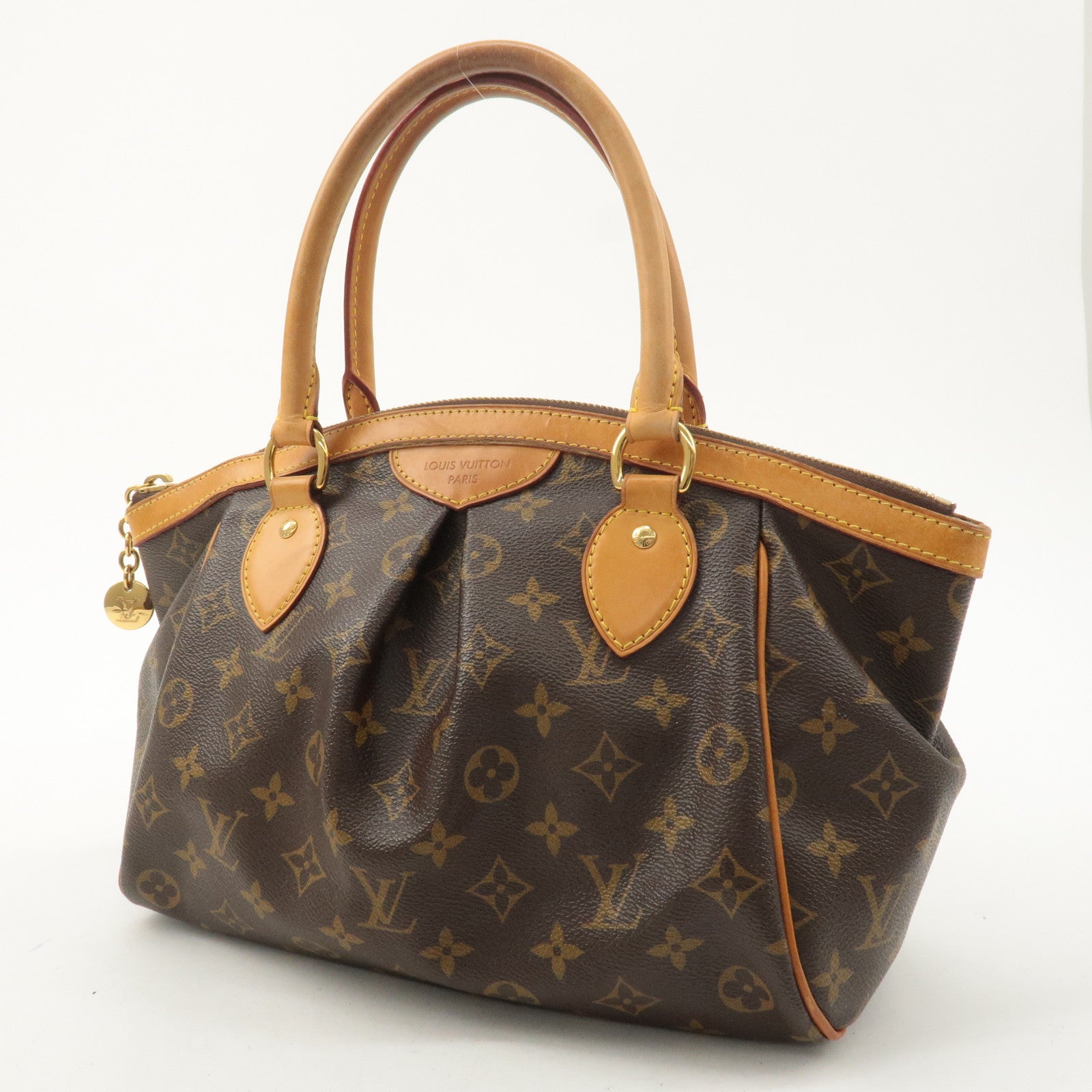 Louis Vuitton Monogram Tivoli PM Hand Bag Brown M40143