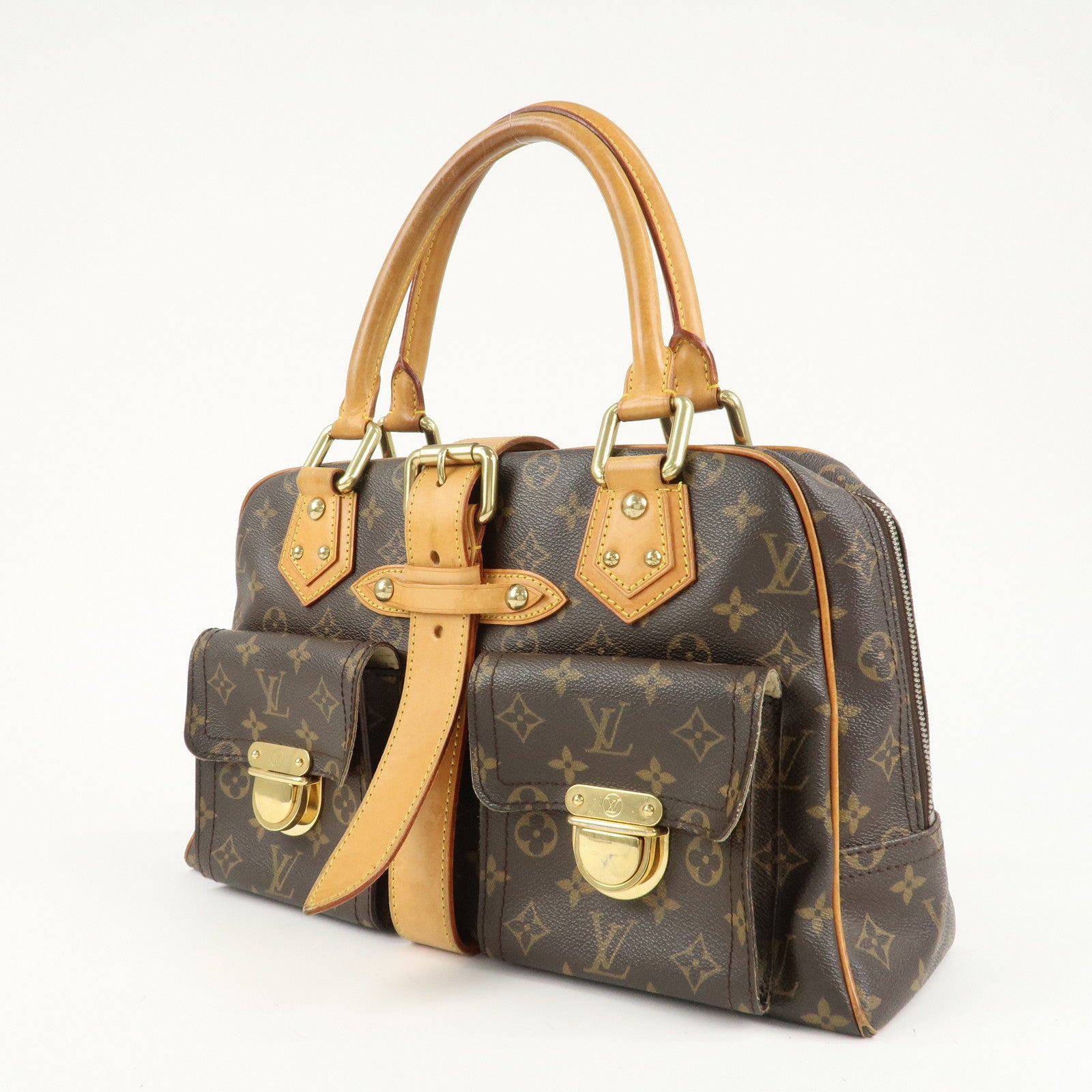 Louis Vuitton Monogram Manhattan GM Hand Bag M40025 Used