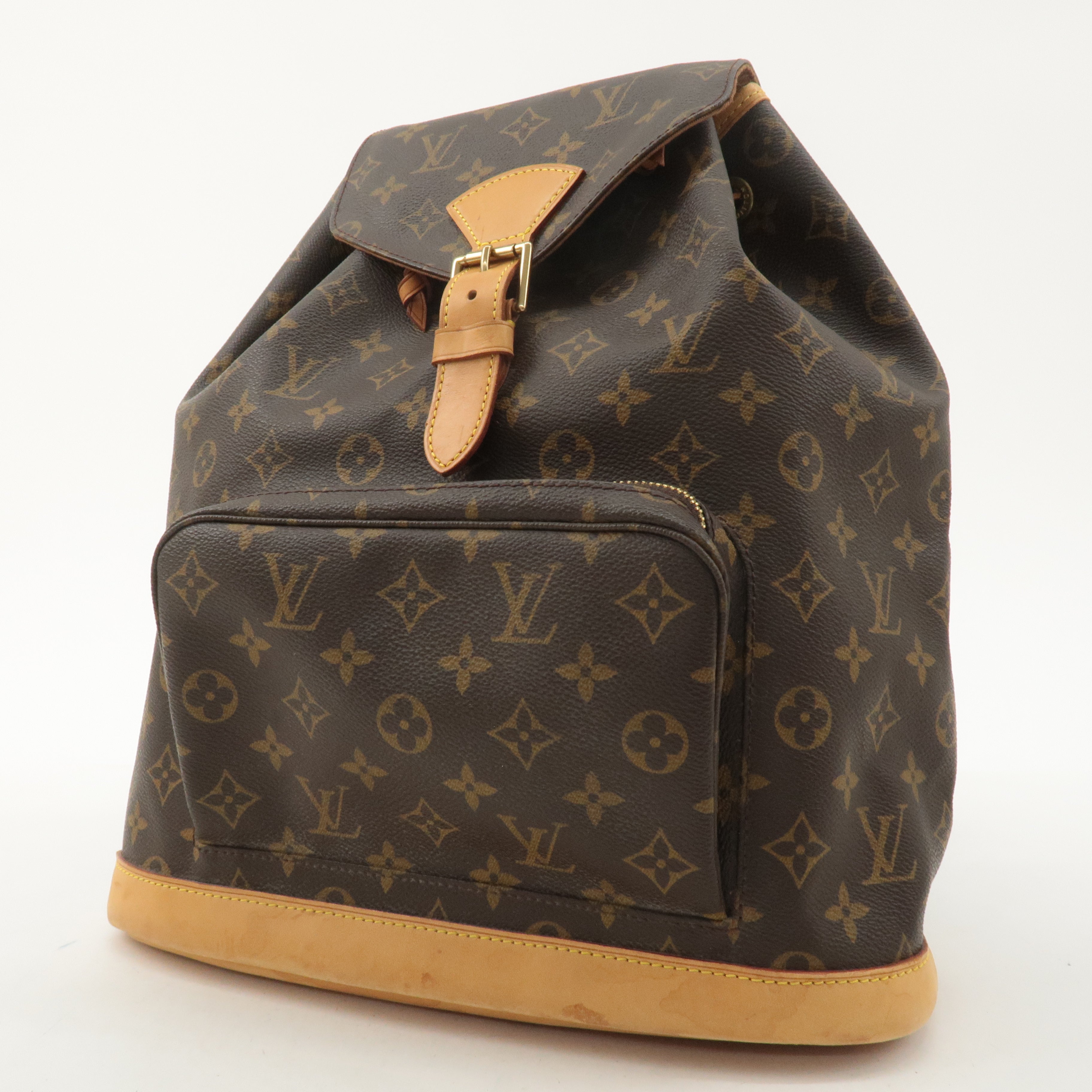 Louis Vuitton Monogram Montsouris GM Back Pack Brown M51135