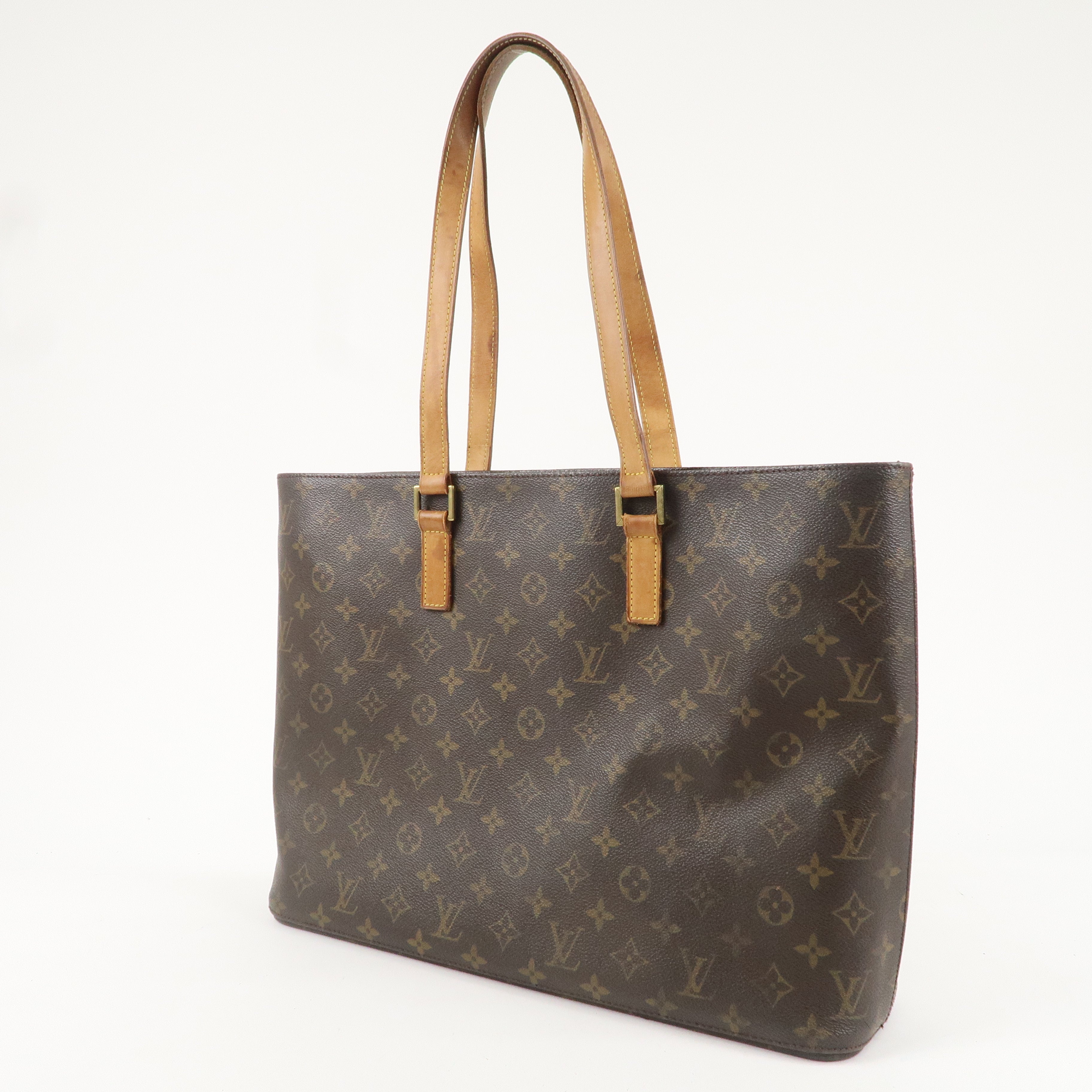 Louis Vuitton Monogram Luco Tote Bag Hand Bag Brown M51155