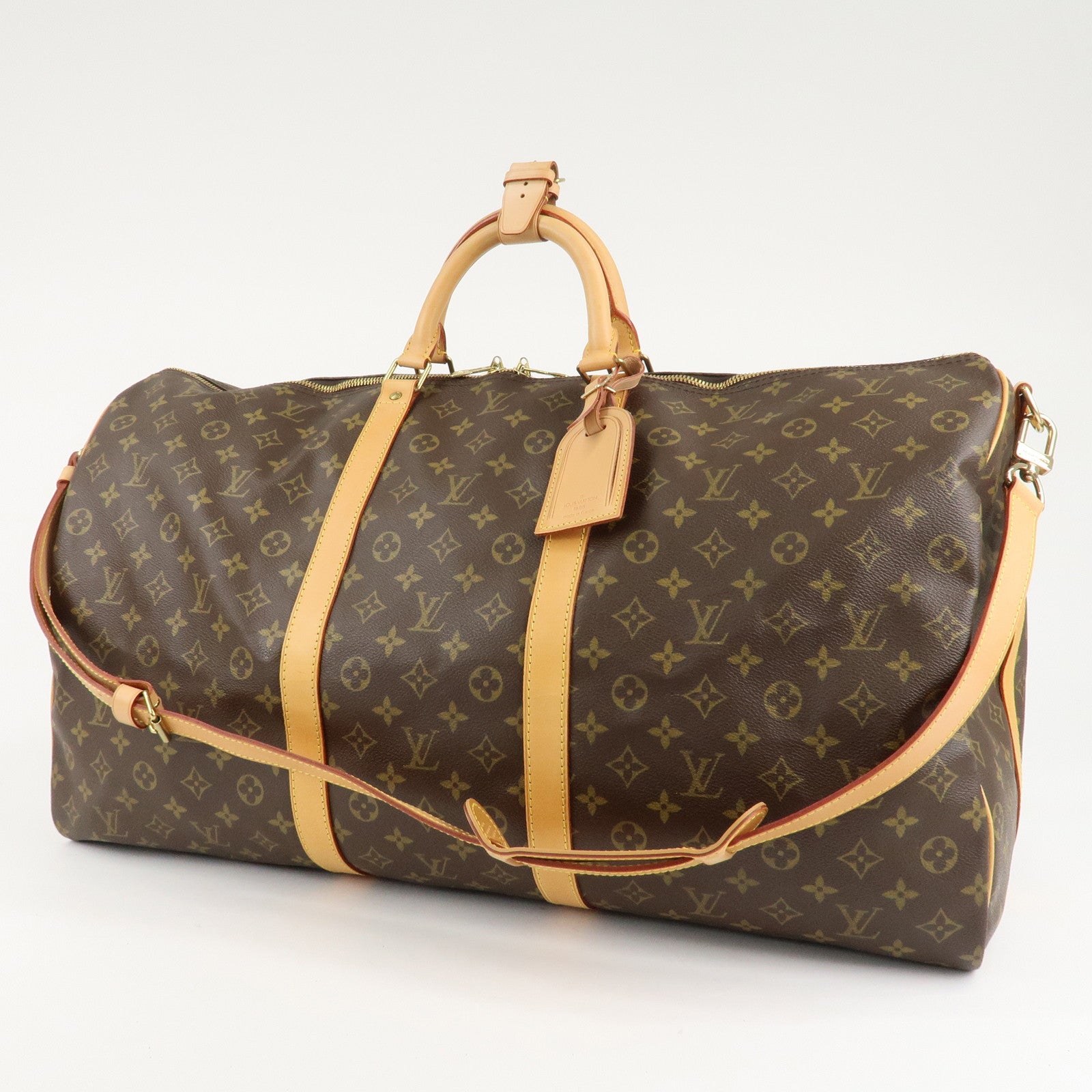 Louis Vuitton Monogram Keep All Bandouliere 60 Bag M41412