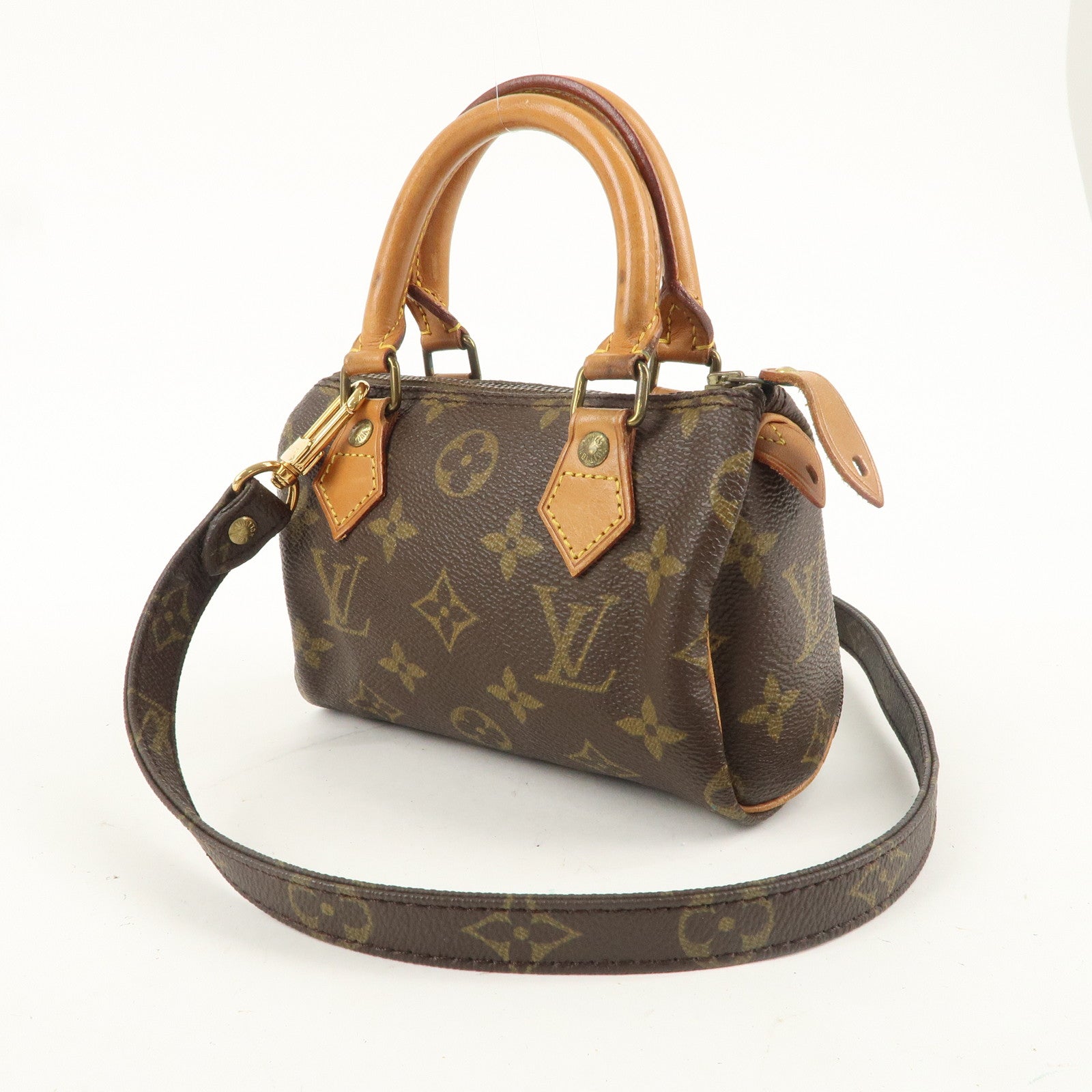 Louis Vuitton Monogram Mini Speedy 
Strap M41534 J75010