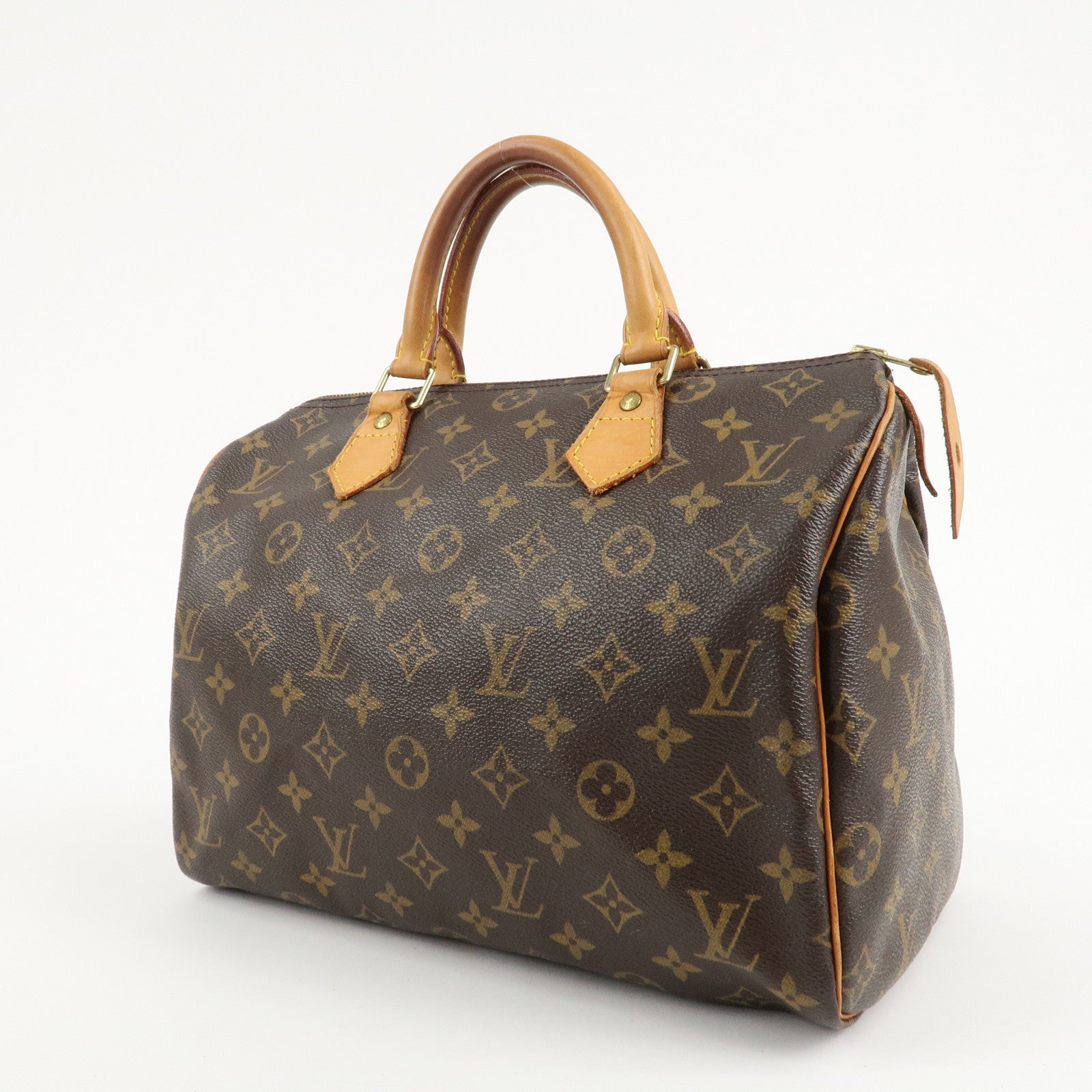 Louis Vuitton Monogram Speedy 30 Hand Bag Boston Bag M41526 Used