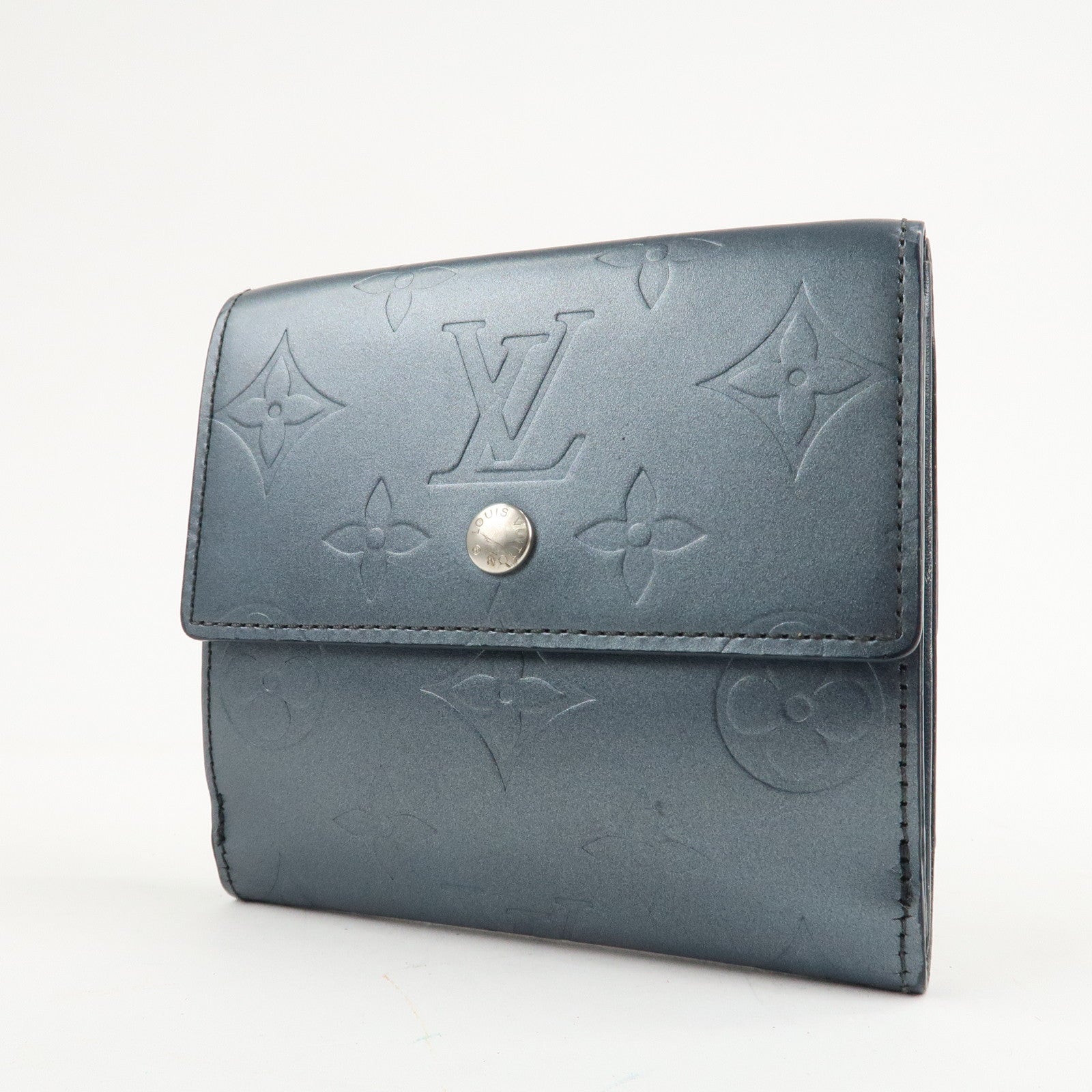 Louis Vuitton Monogram Matte Porte Monnaie Billets Credit M65115