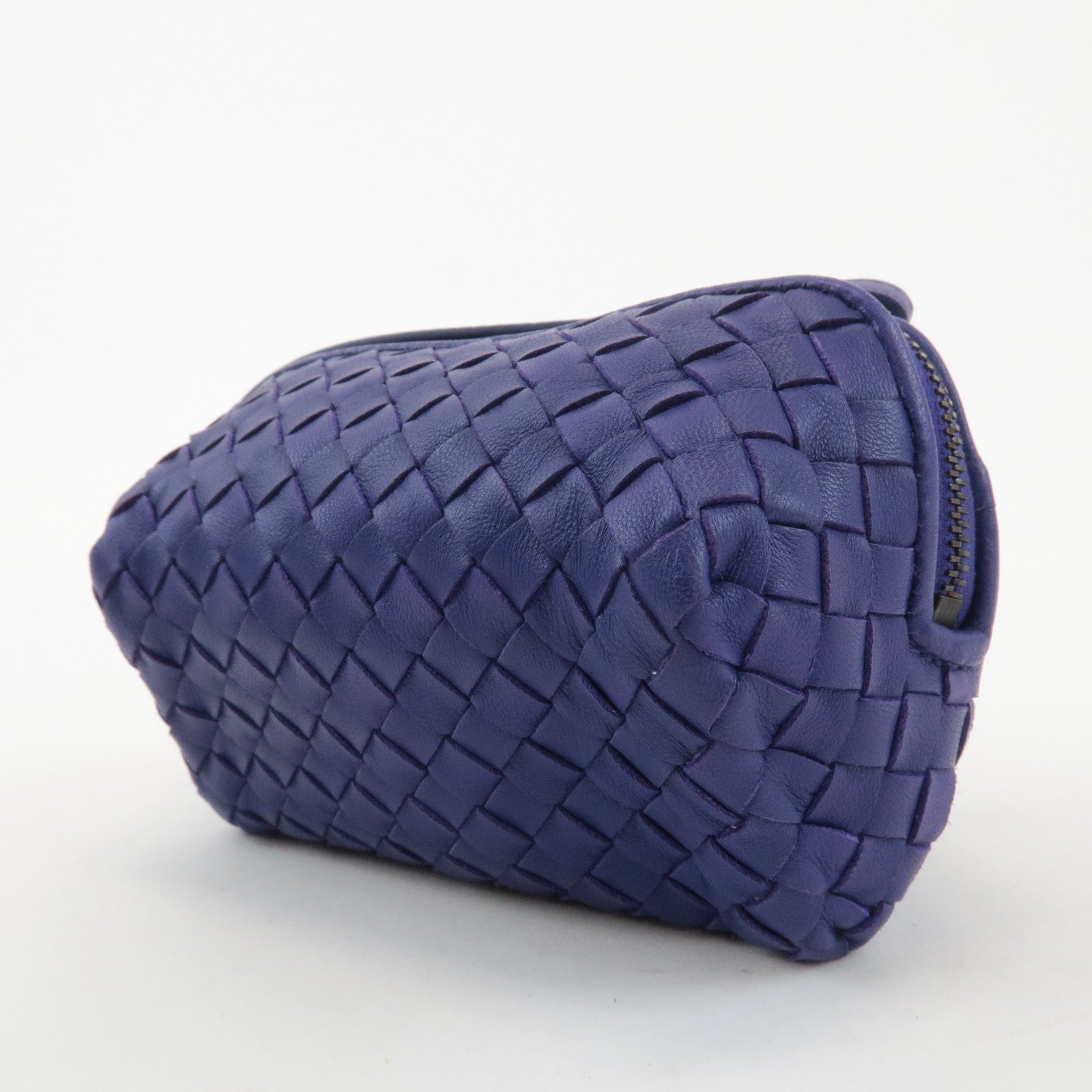 BOTTEGA VENETA Intrecciato Leather Pouch