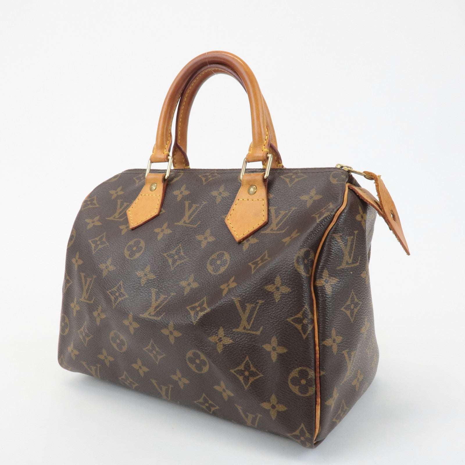 Louis Vuitton Monogram Speedy 25 Hand Bag Boston Bag M41528 Used