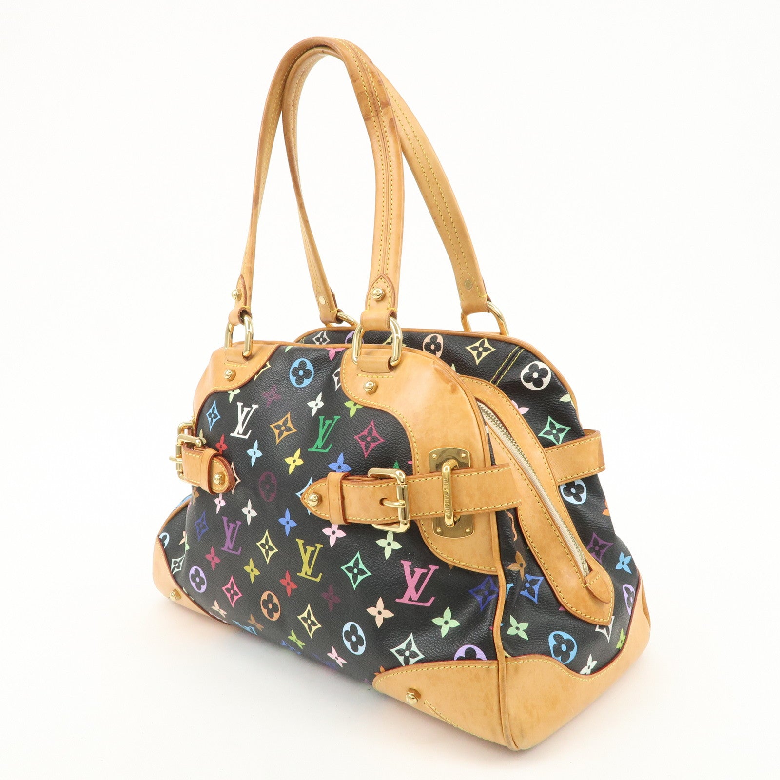 Louis Vuitton Monogram Multicolor Claudia Hand Bag M40194 Used