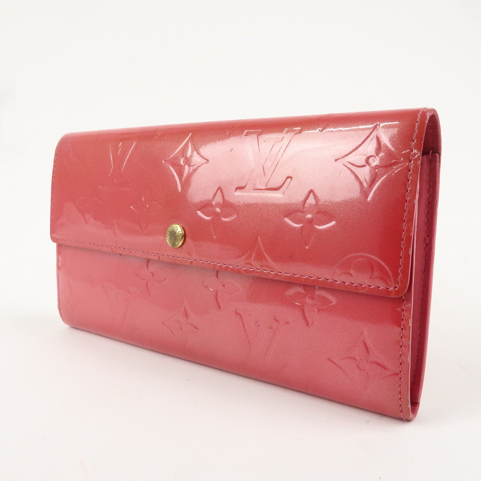 Louis Vuitton Monogram Vernis Portefeuille Sarah LongWallet M9140F