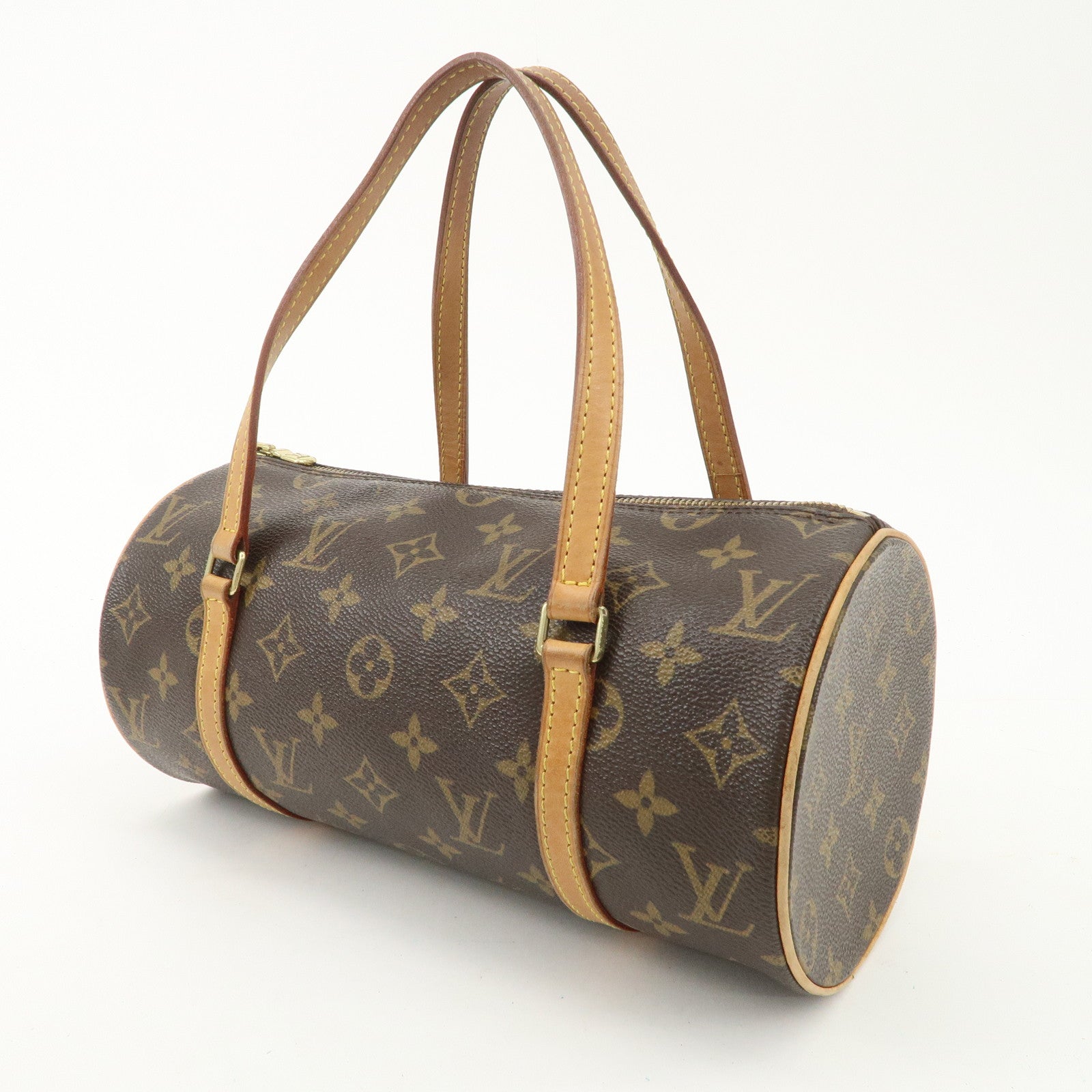 Louis Vuitton Monogram Papillon 26 Hand Bag New Style M51386 Used