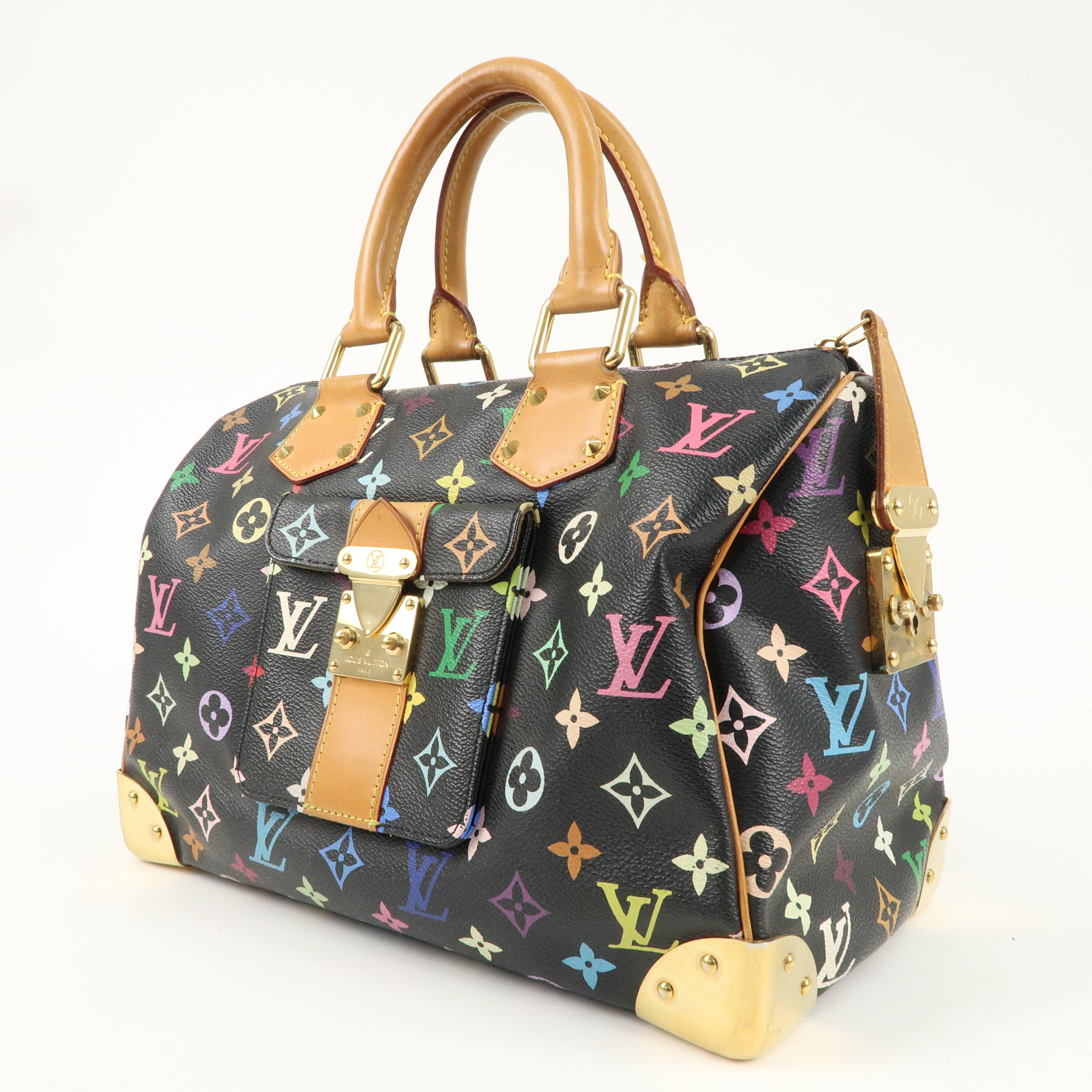 Louis Vuitton Monogram Multi Color Speedy 30 Hand Bag M92642