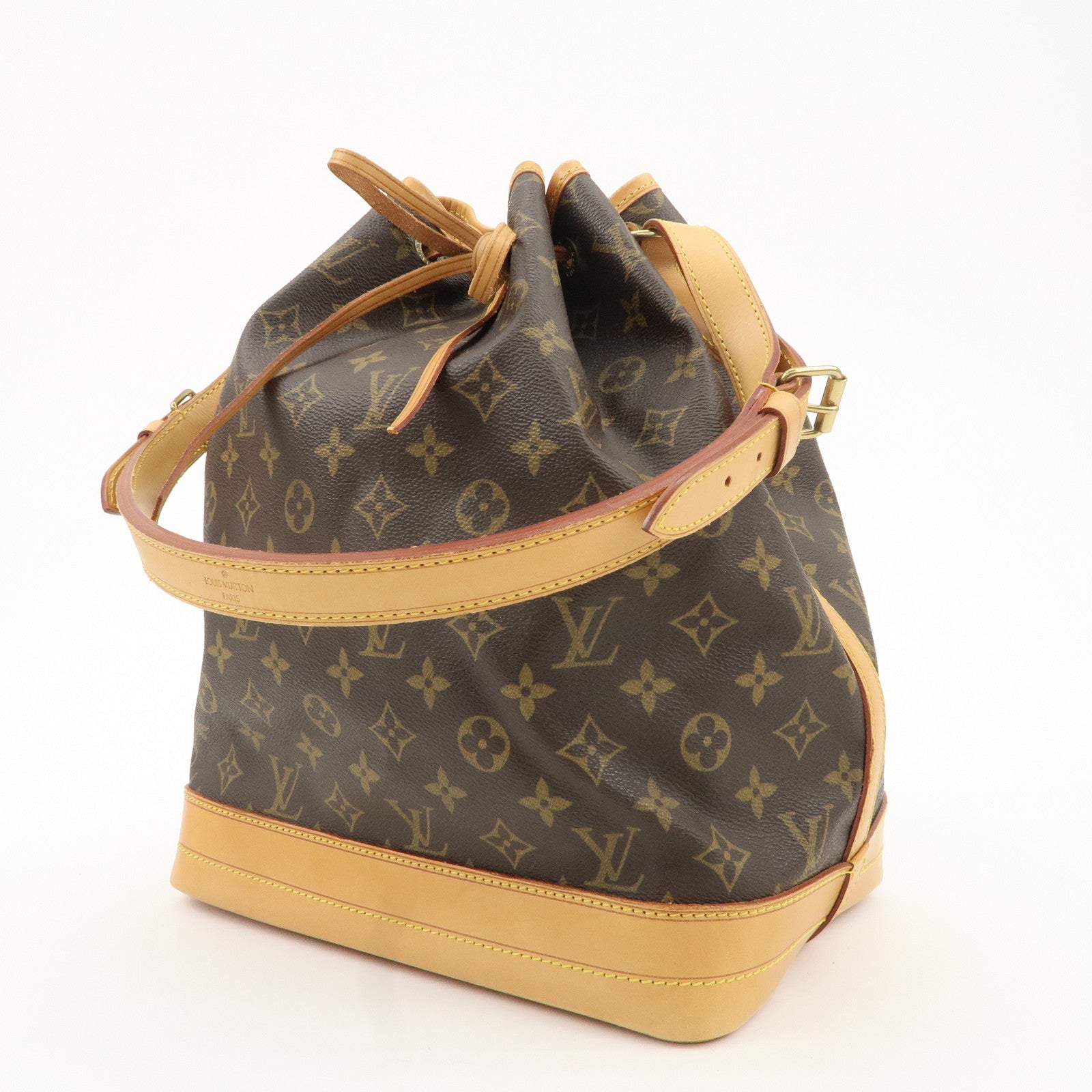 Louis Vuitton Monogram Noe Shoulder Bag Hand Bag Brown M42224 Used