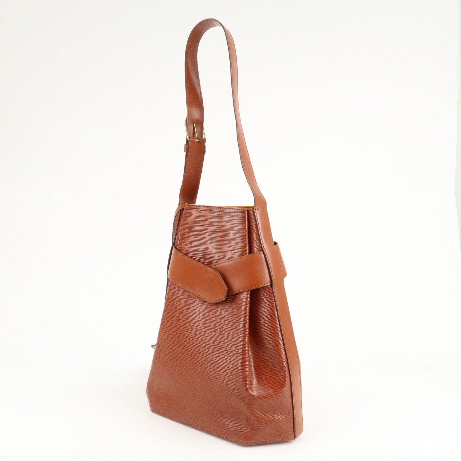 Louis Vuitton Epi Sac D
epaule GM Bucket Bag Kenya Brown M80193