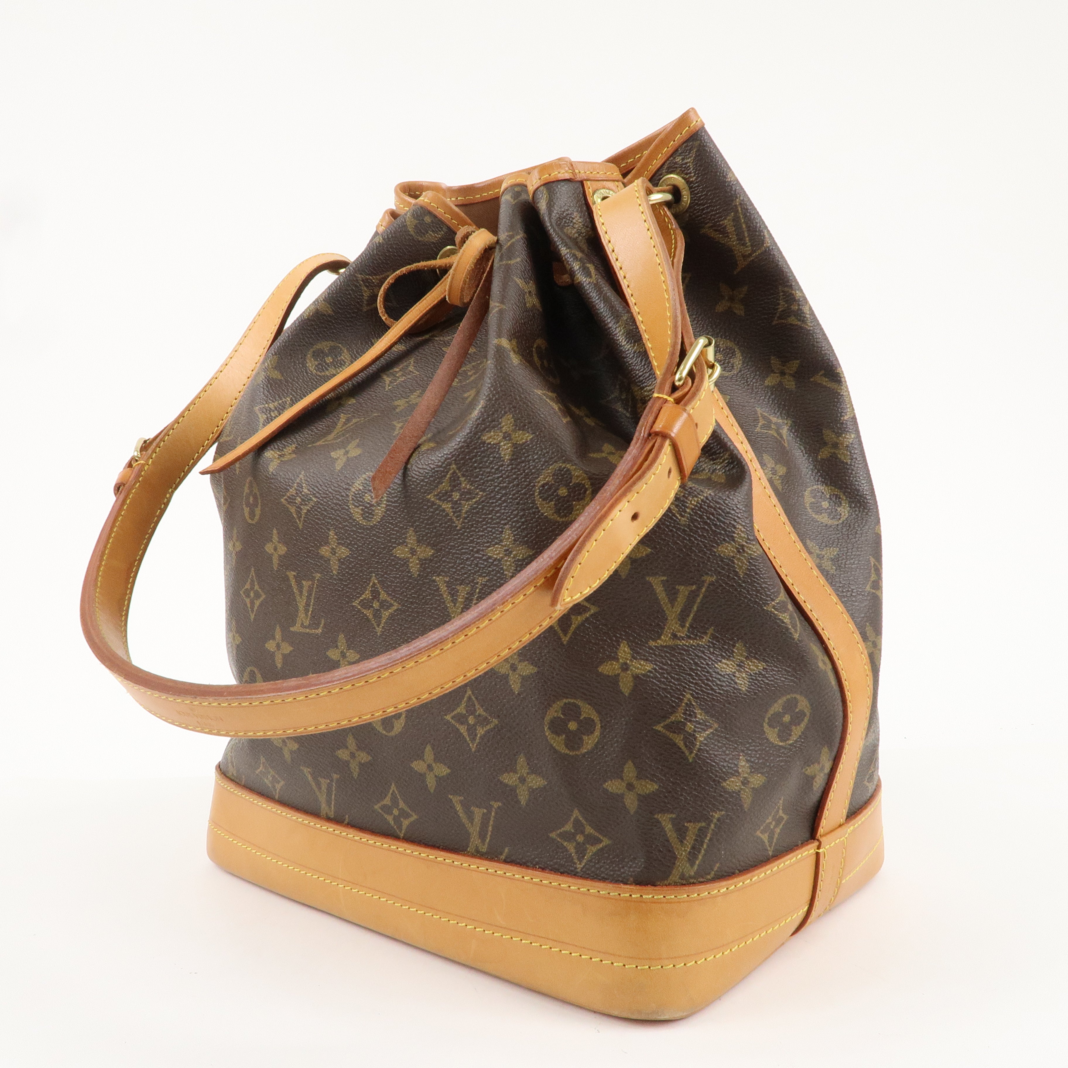 Louis Vuitton Monogram Noe Shoulder Bag Hand Bag Brown M42224