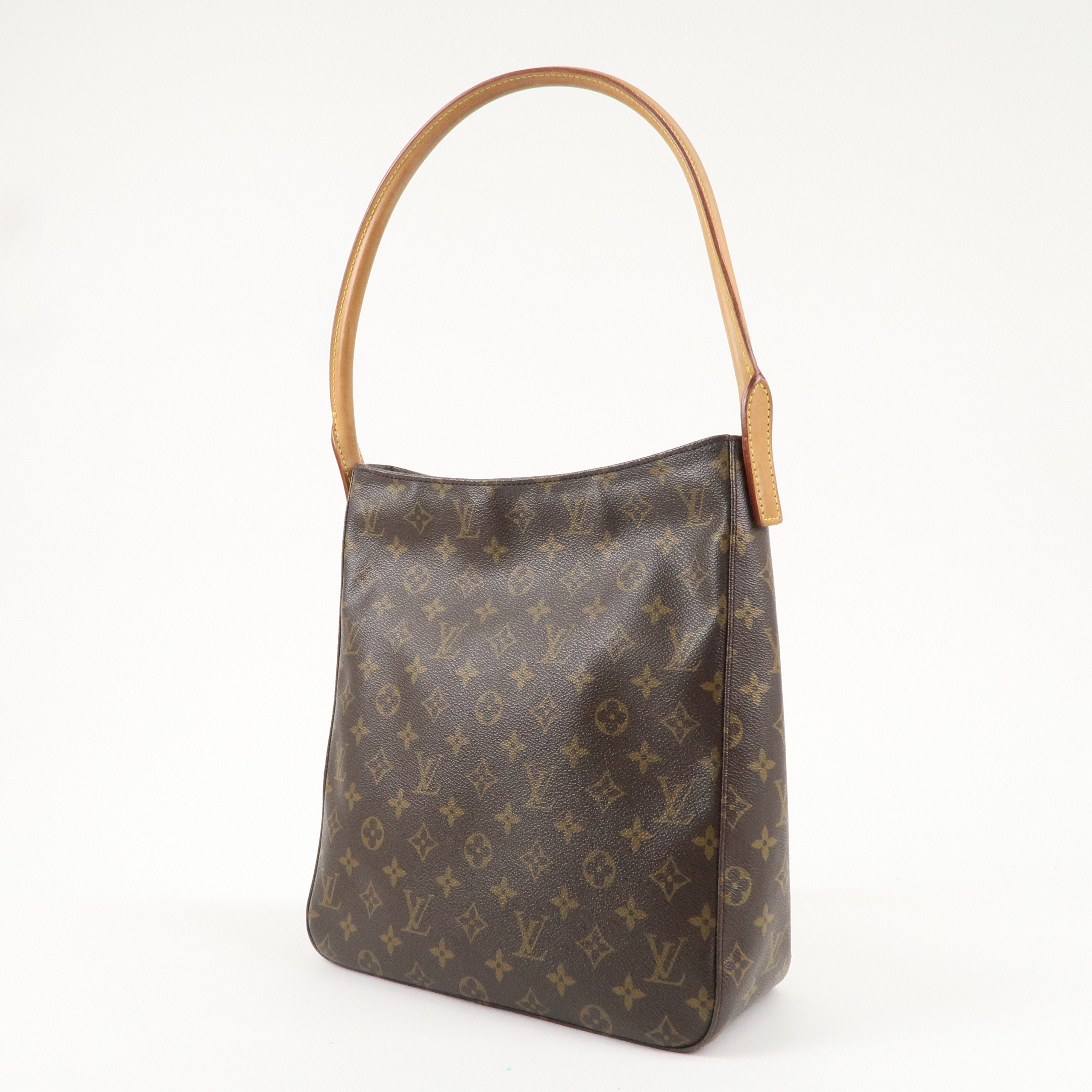 Louis Vuitton Monogram Looping GM Shoulder Bag Brown M51145