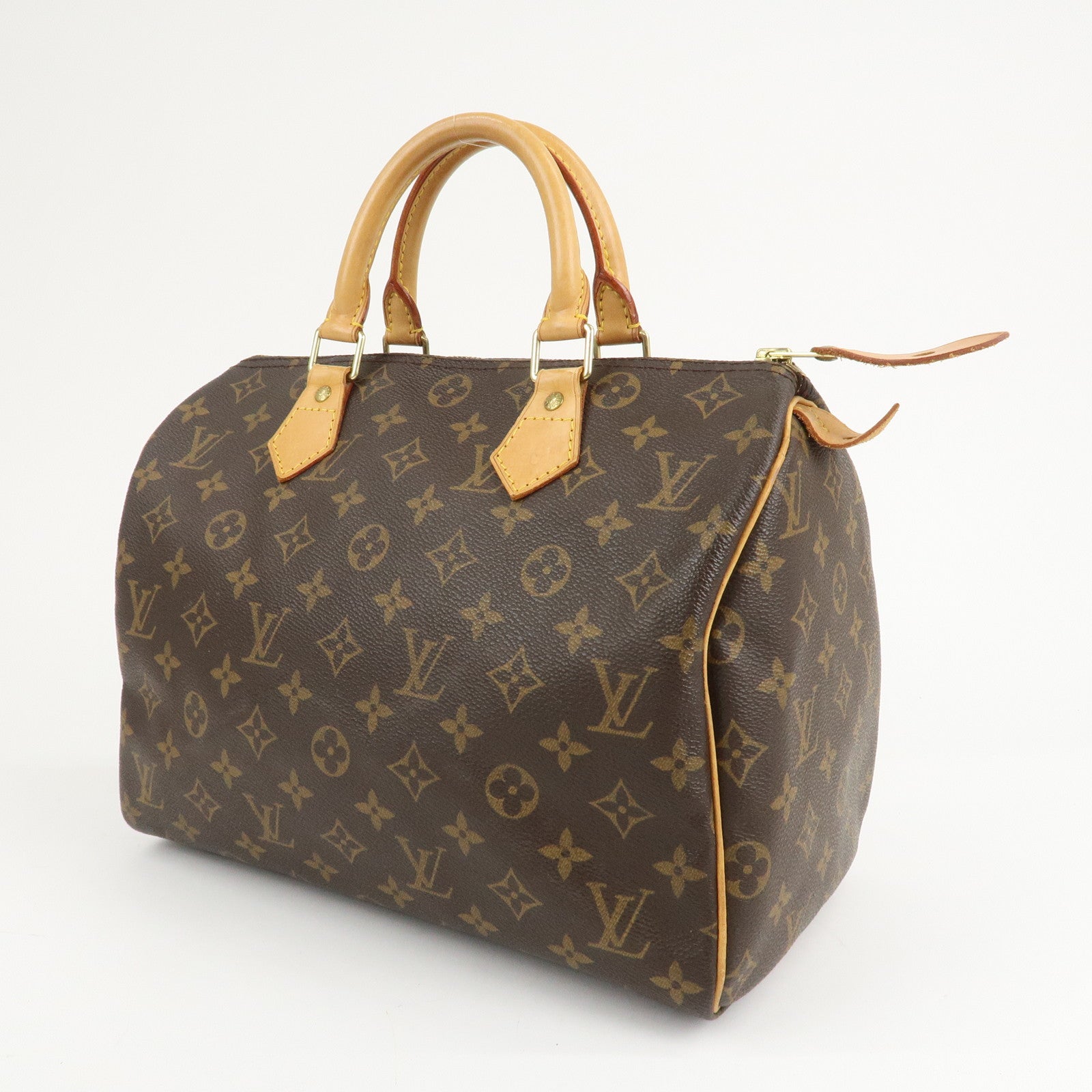 Louis Vuitton Monogram Speedy 30 Hand Bag Boston Bag M41526 Used