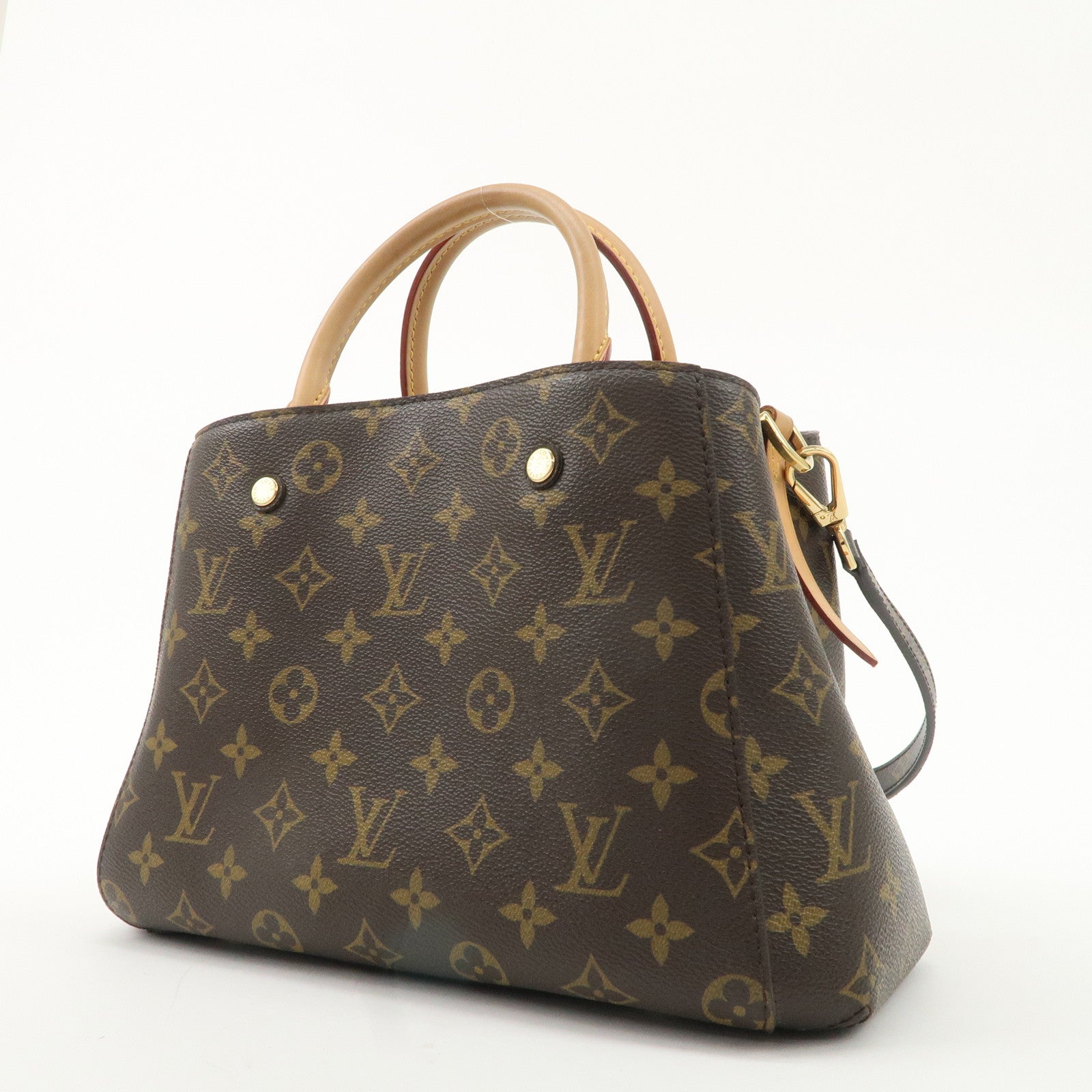 Louis Vuitton Monogram Montaigne BB 2Way Bag Hand Bag M41055 Used