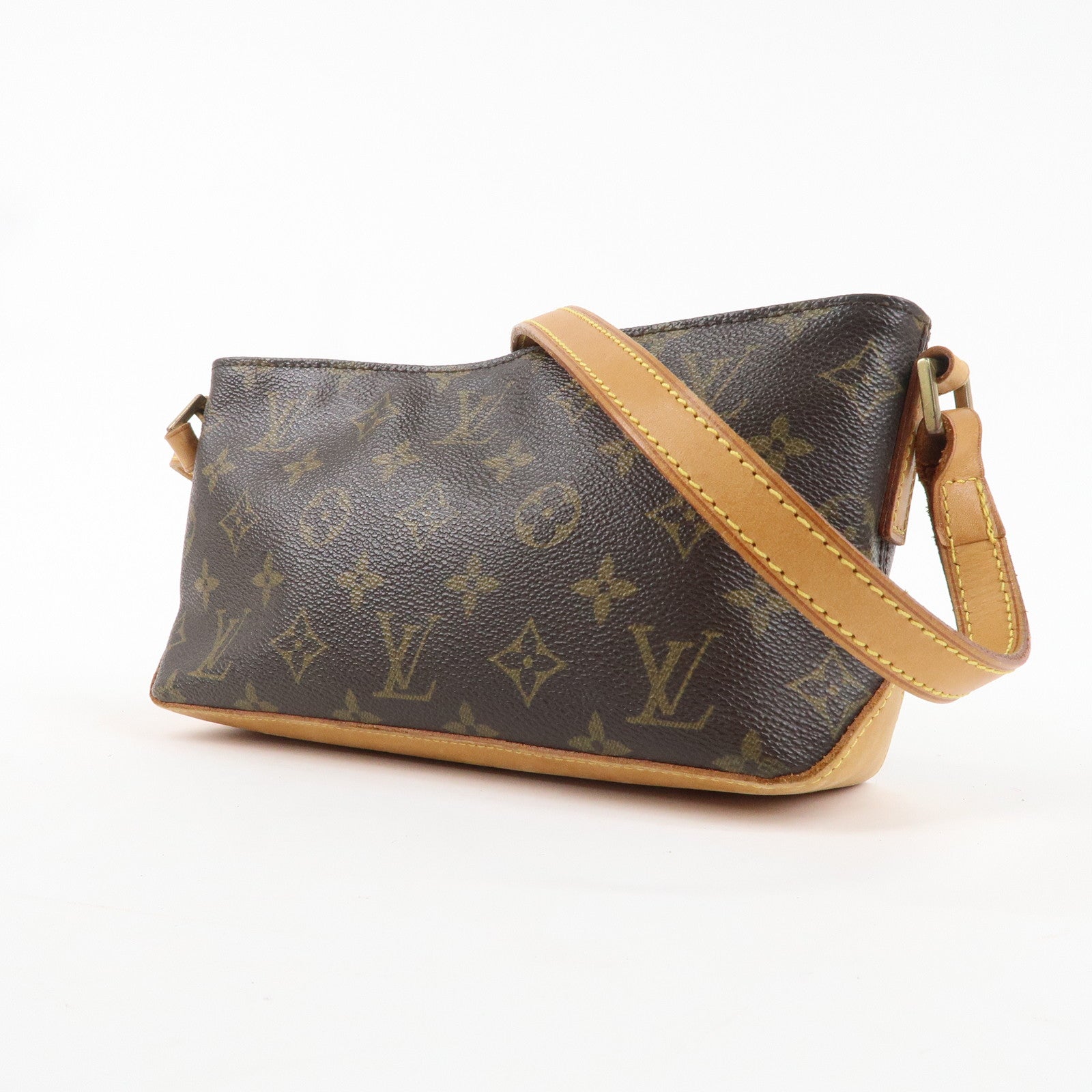 Louis Vuitton Monogram Trotteur Shoulder Bag Brown M51240