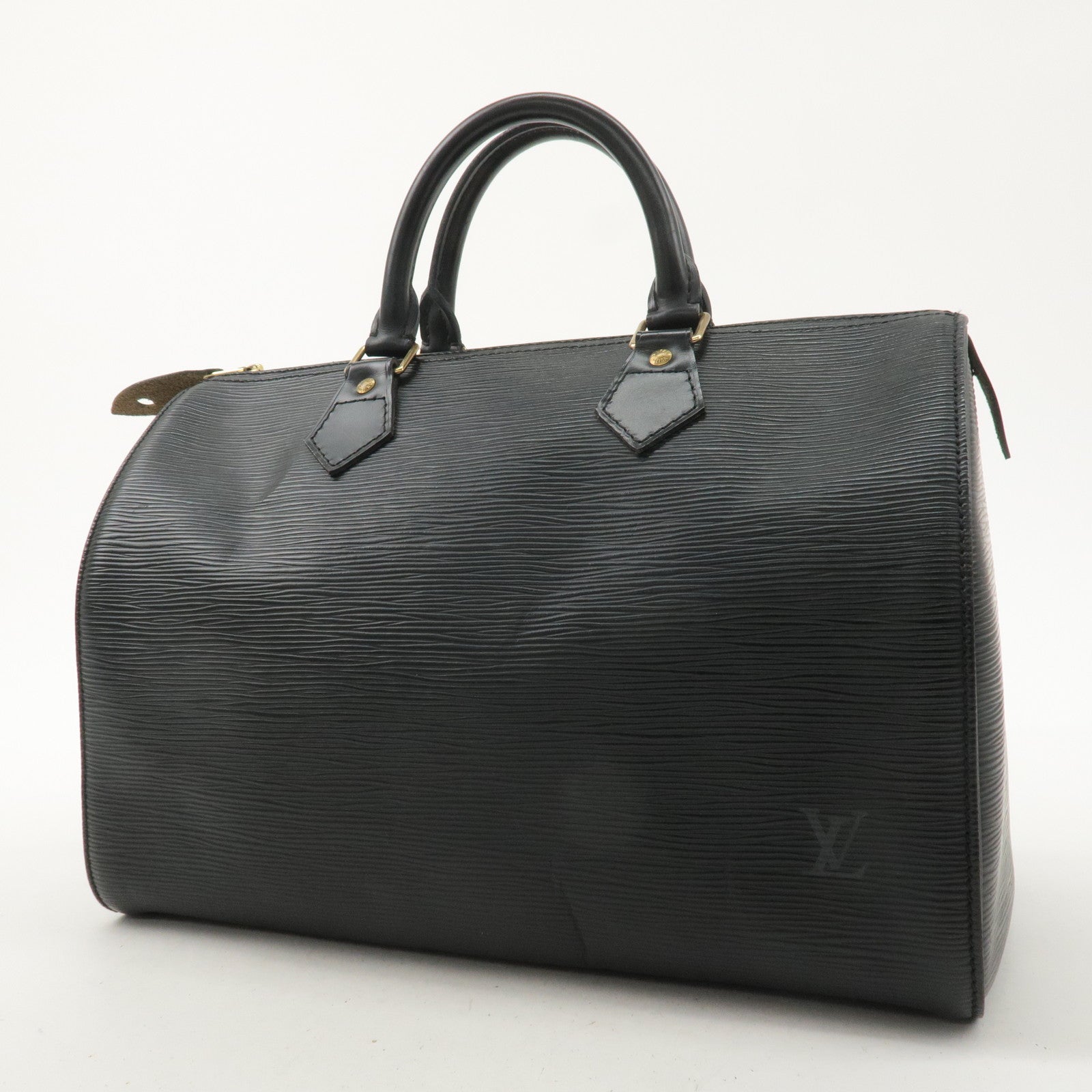 Louis Vuitton Epi Speedy 30 Leather Hand Bag Black Noir M59022