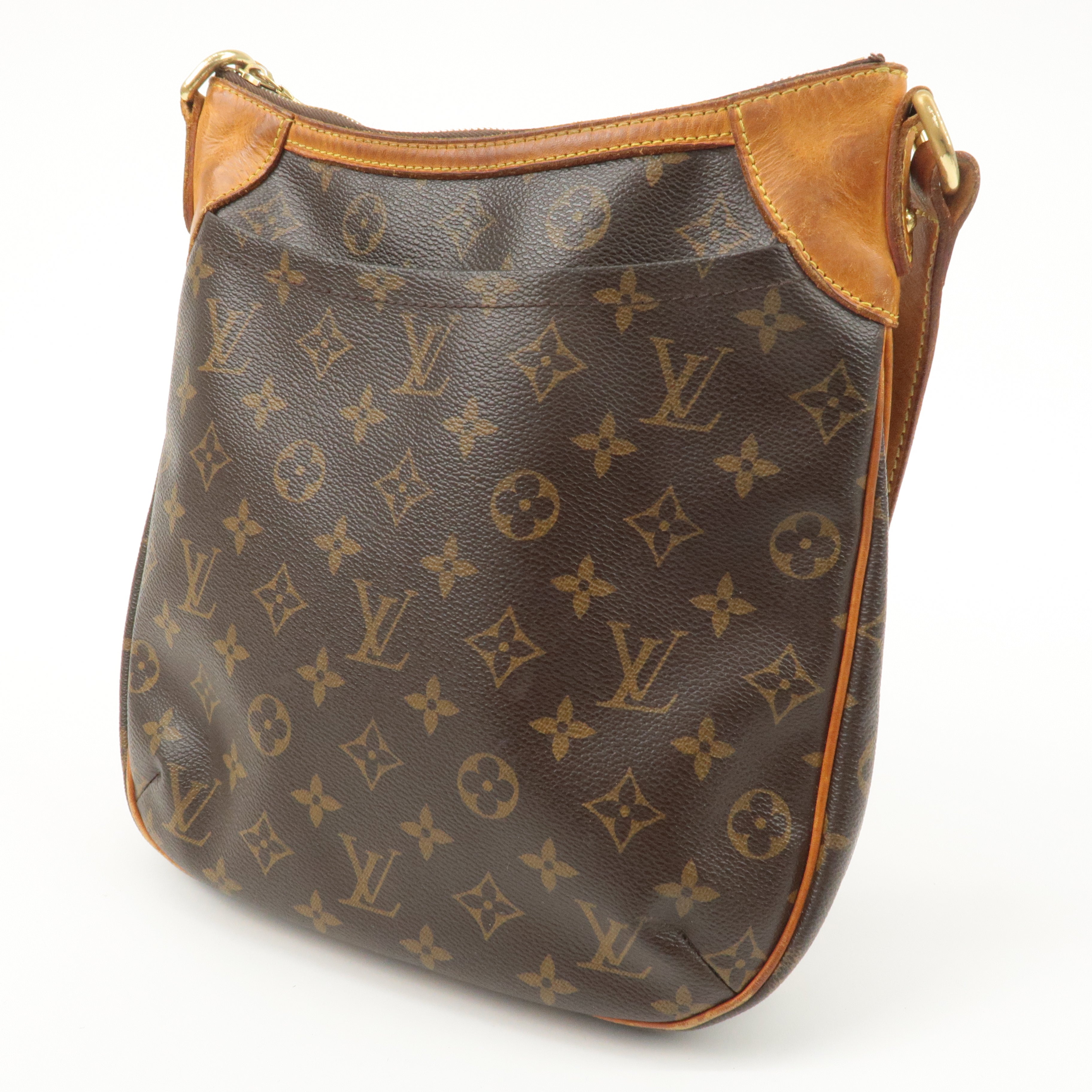 Louis Vuitton Monogram Odeon PM Shoulder Bag Brown M56390