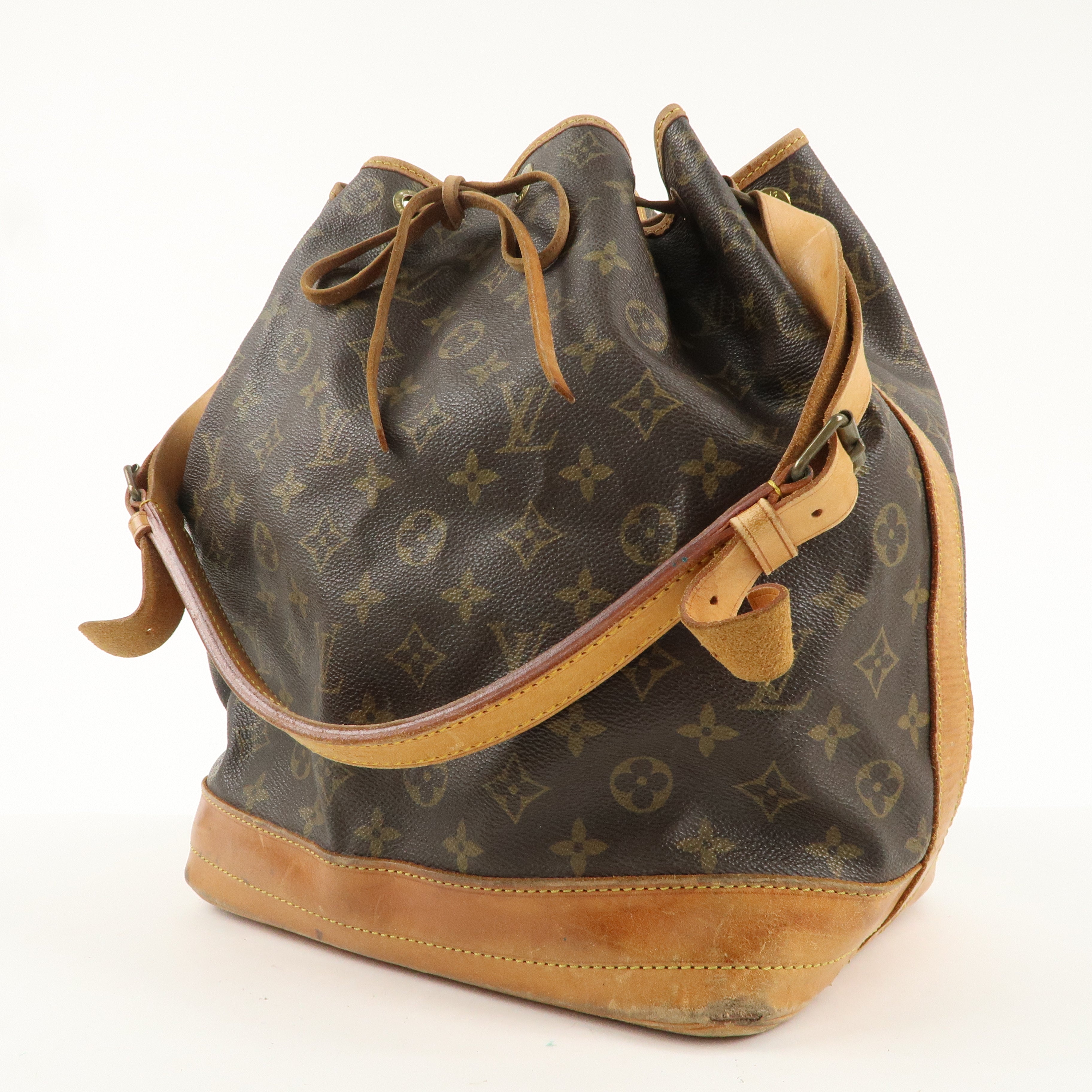 Louis Vuitton Monogram Noe Shoulder Bag Hand Bag Brown M42224