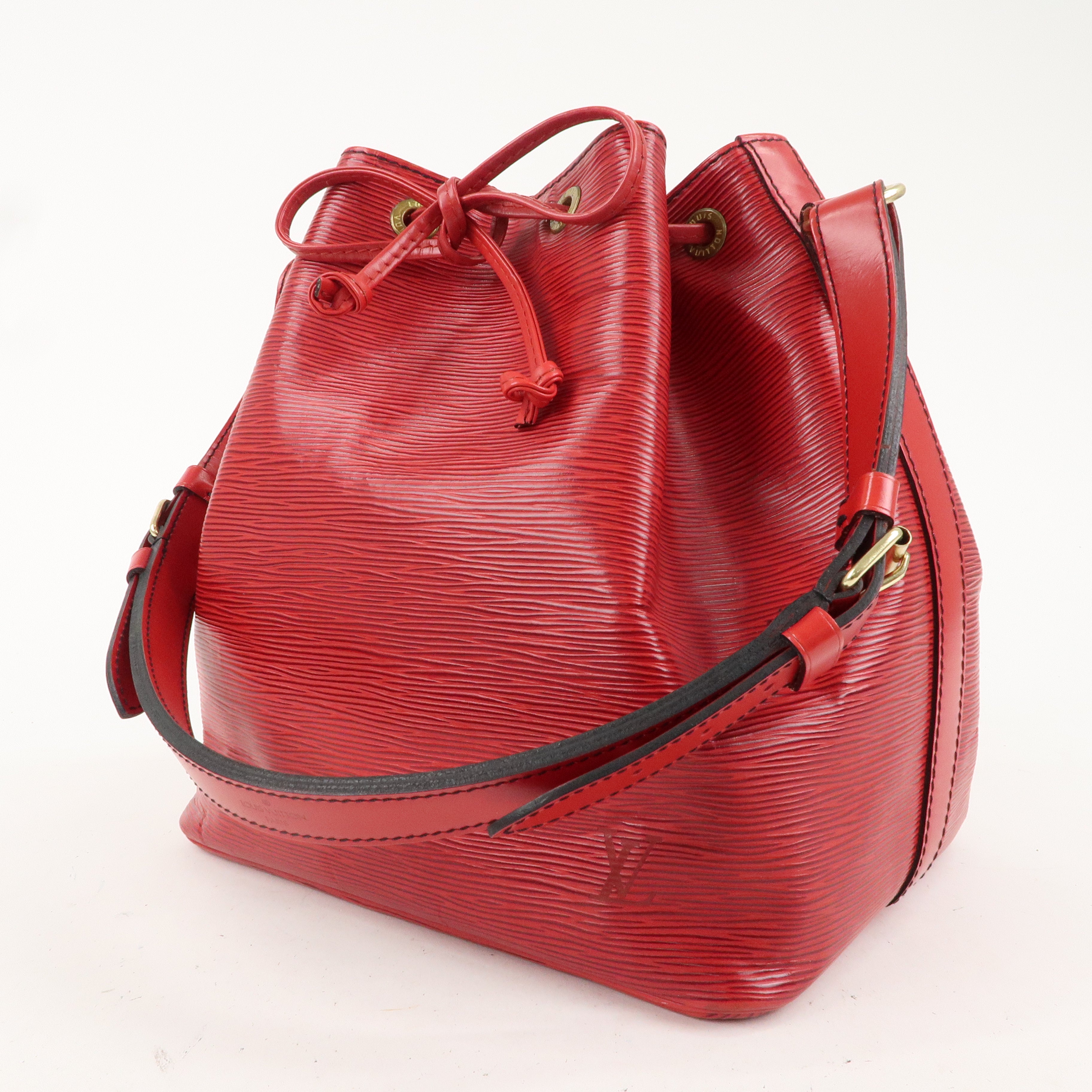 Louis Vuitton Epi Petit Noe Shoulder Bag Castilian Red M44107