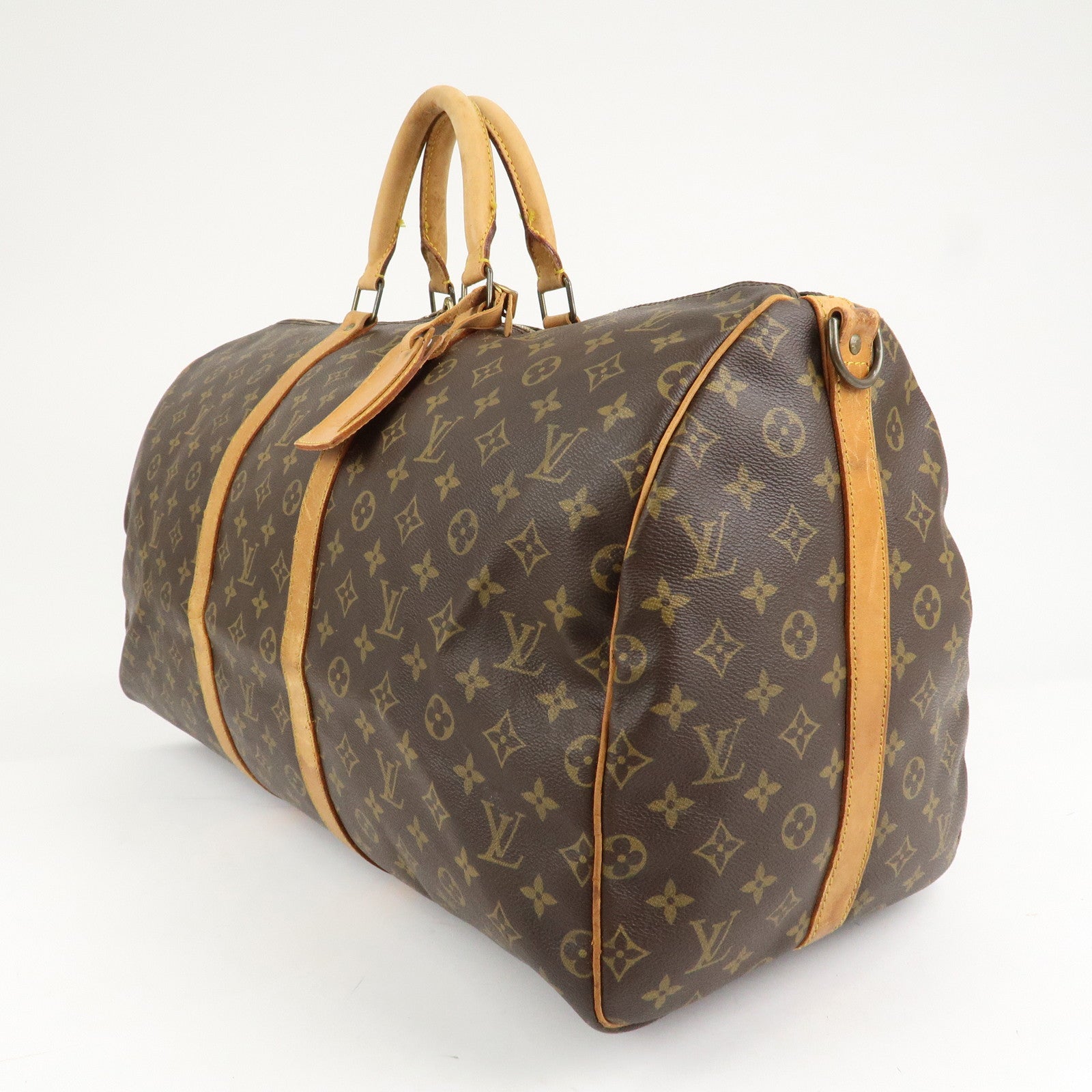 Louis Vuitton Monogram Keep All Bandouliere 55 Boston Bag M41414 Used